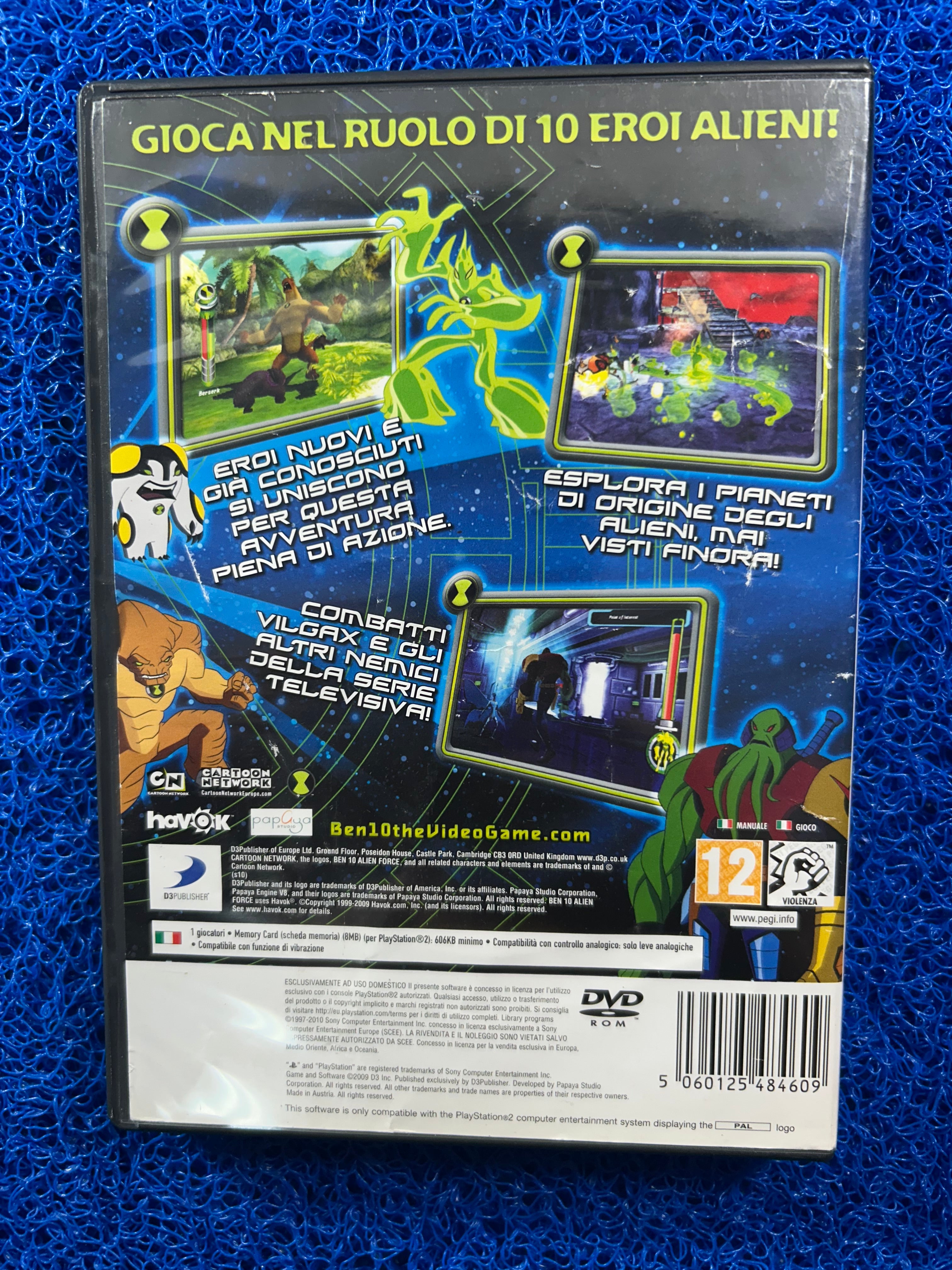 PS2 Ben 10 vilgax alien force attacks (E)