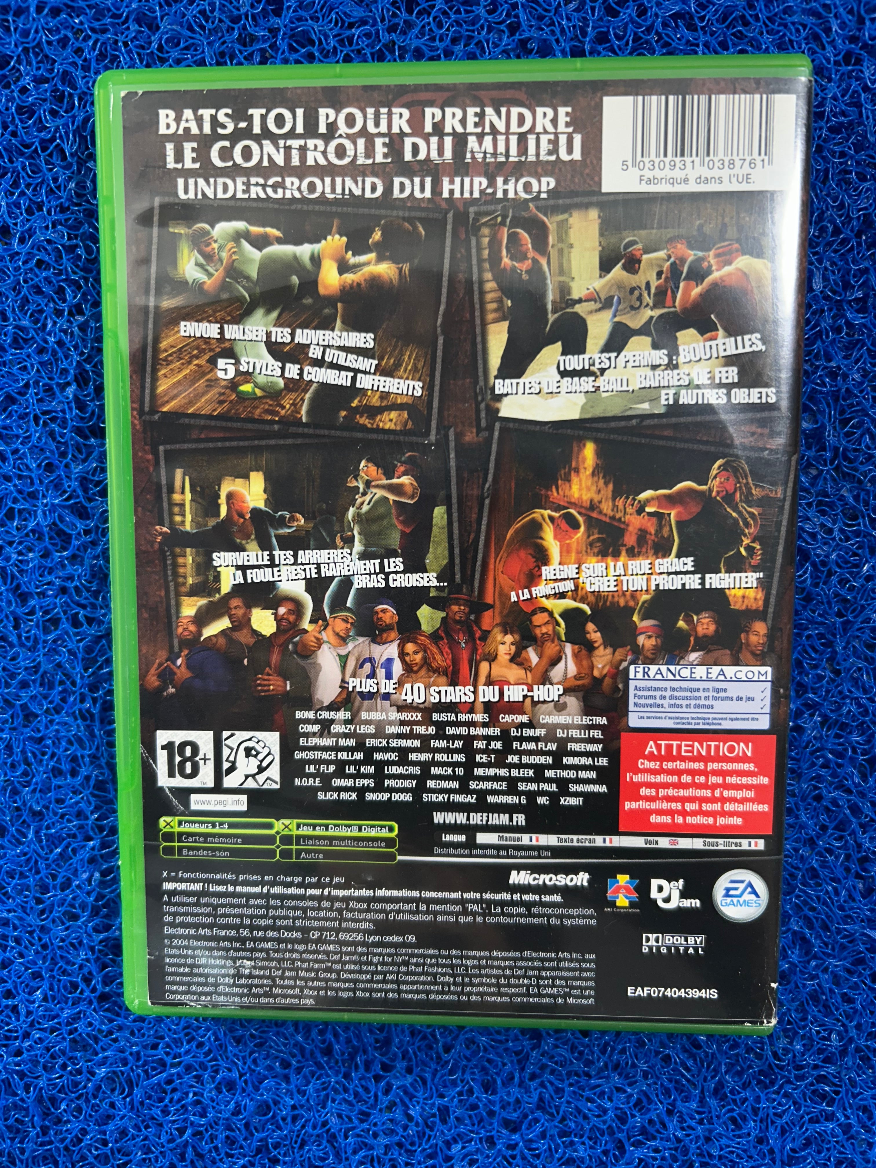 XBOX# Def jam fight for ny (E)