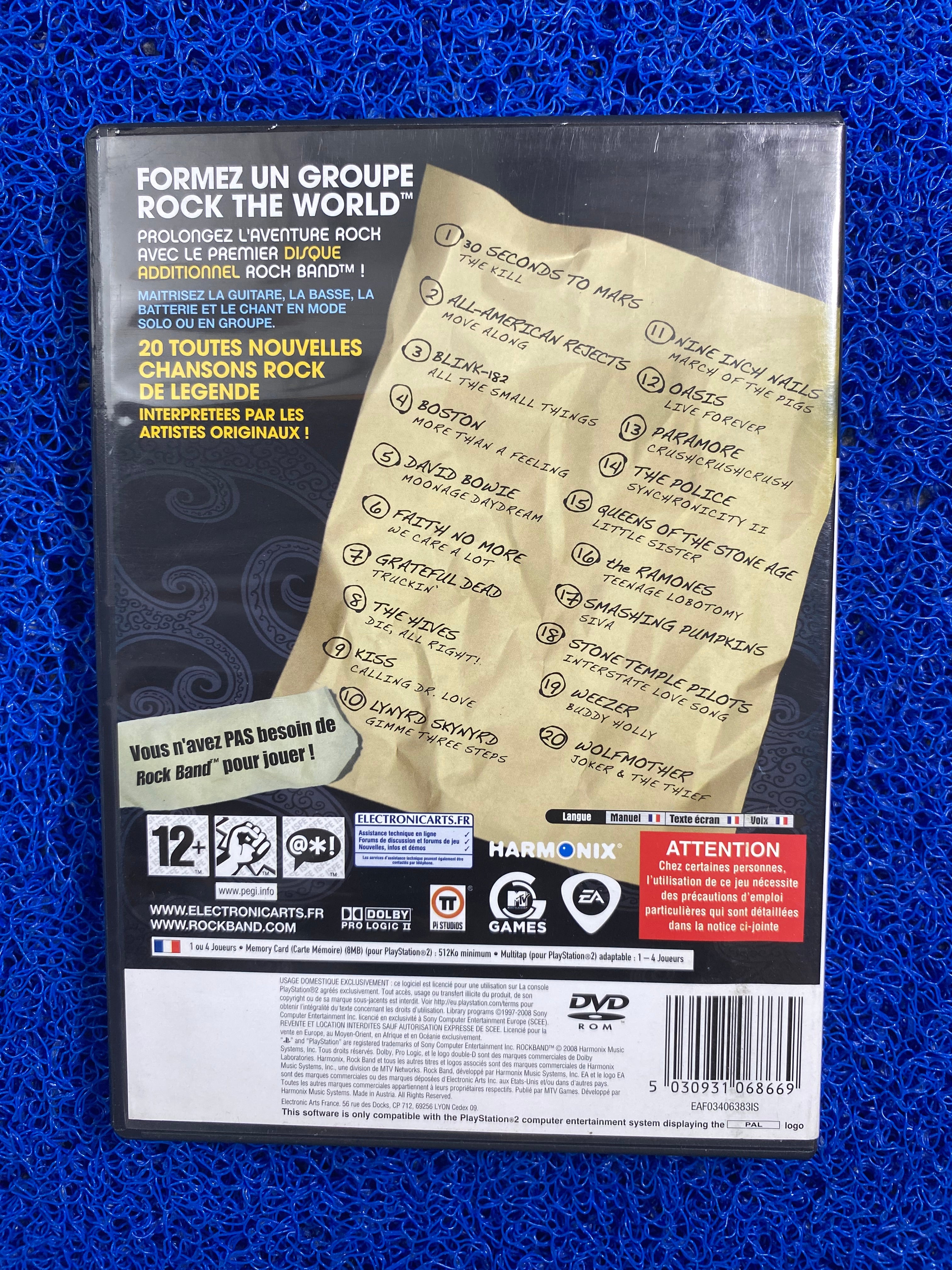 PS2# Rockband pack 1 (E)