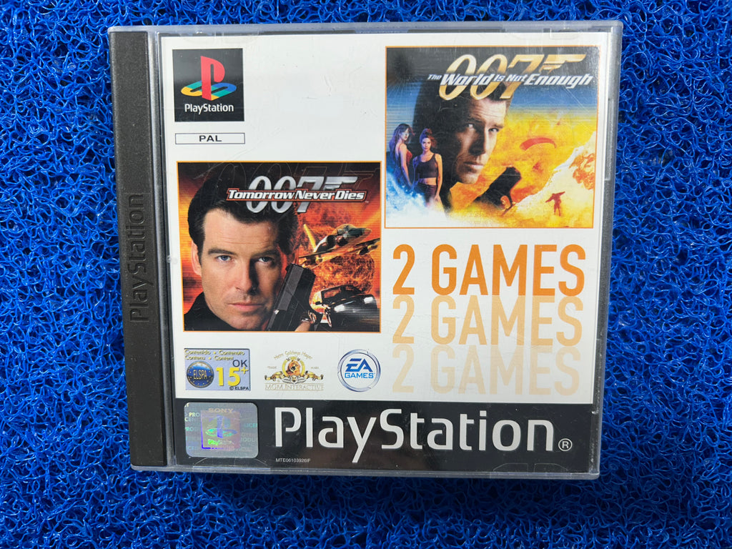 PS1# 007 2 games (E)