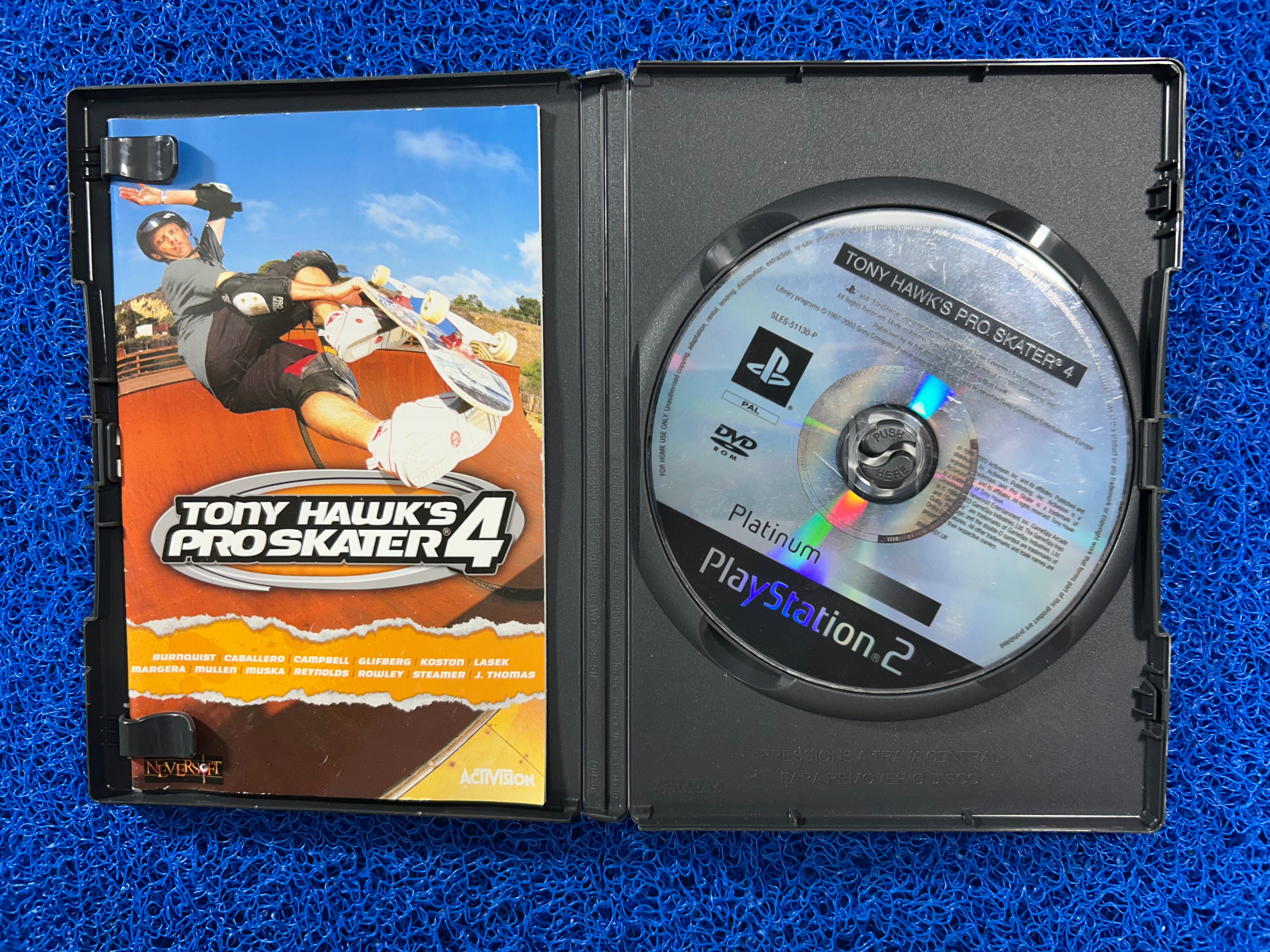 PS2# Tony hawk 4 (E)