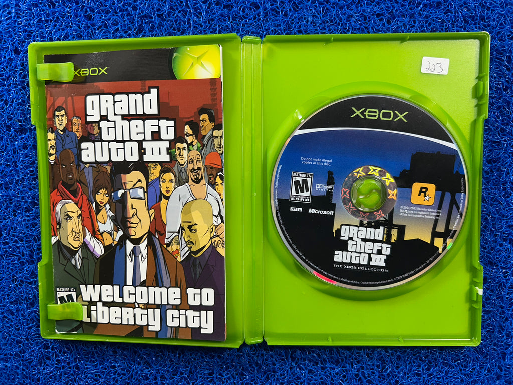 XBOX GTA III (A)