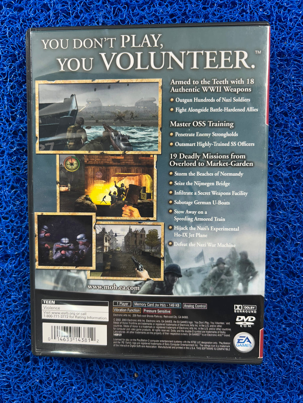 PS2 Medal of honor frontline (A)