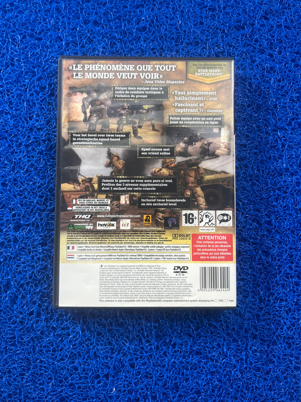 PS2 Full Spectrum Warrior (E)