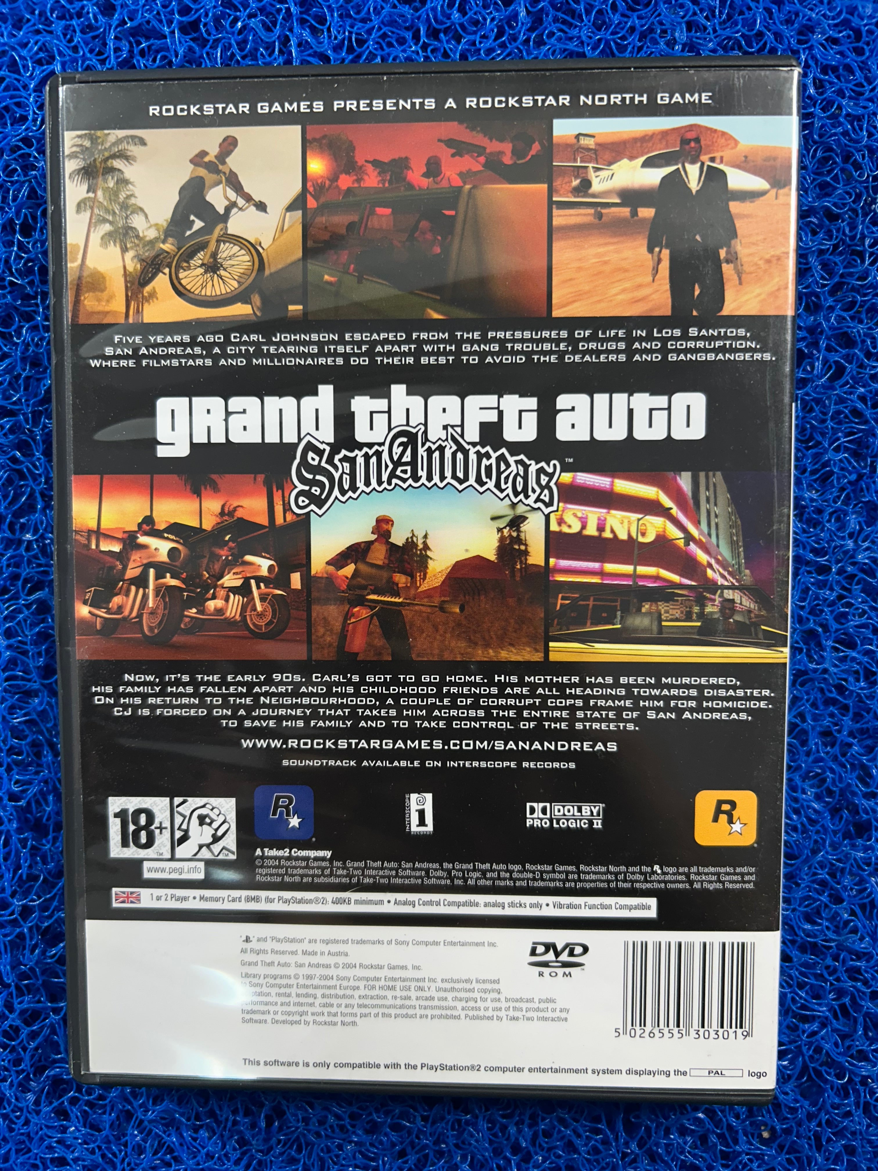 PS2 GTA San andreas (E)