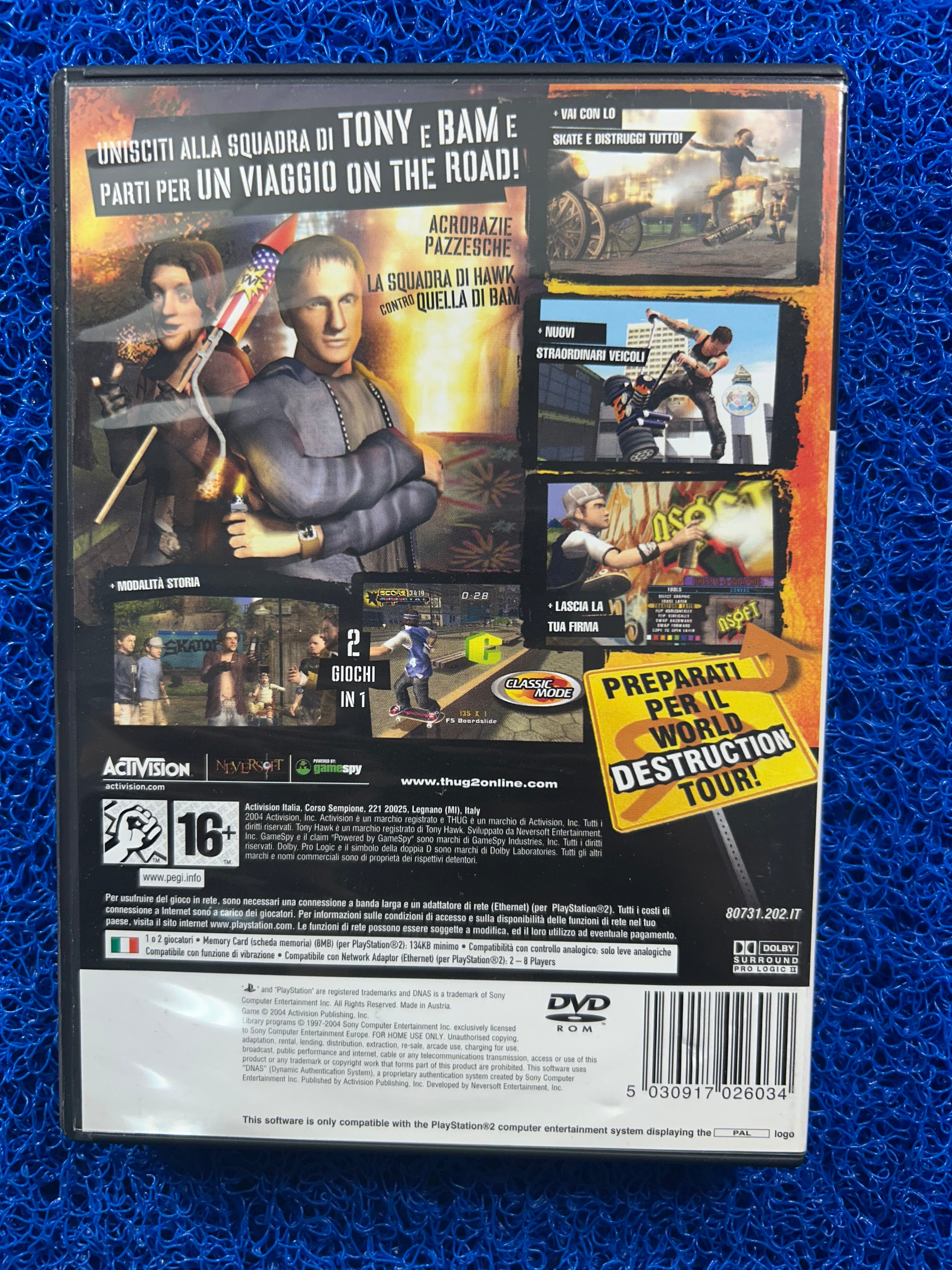 PS2 Tony hawk underground 2 (E)