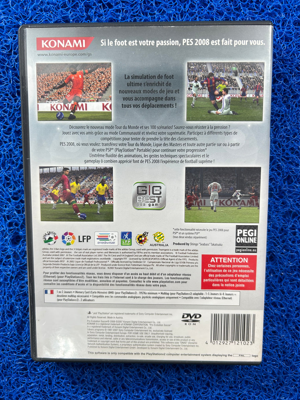 PS2 Pes 2008 (E)