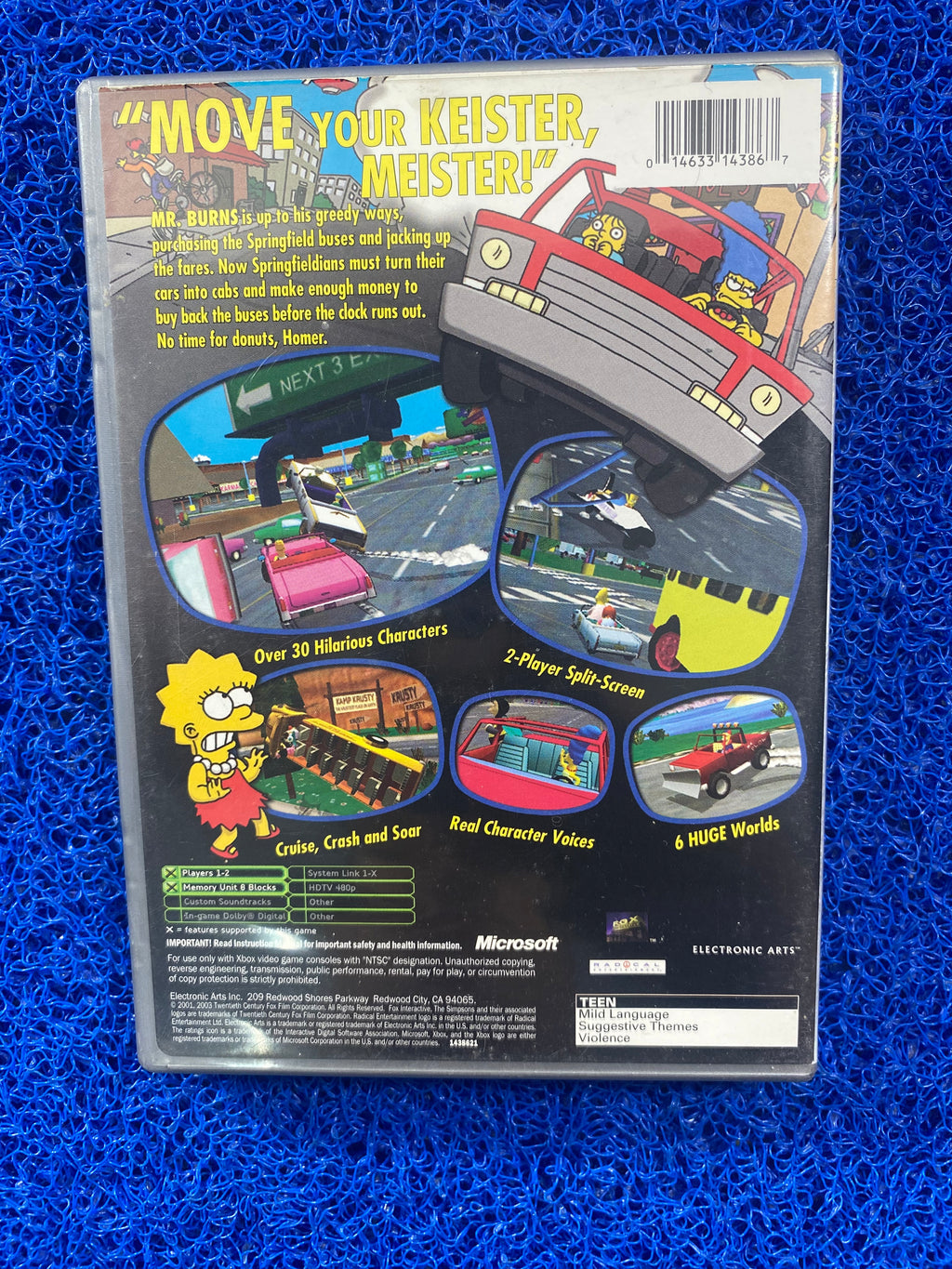 XBOX# The Simpsons road rage (A)