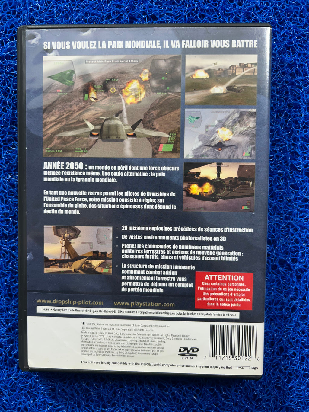 PS2 Dropship united peace force (E)