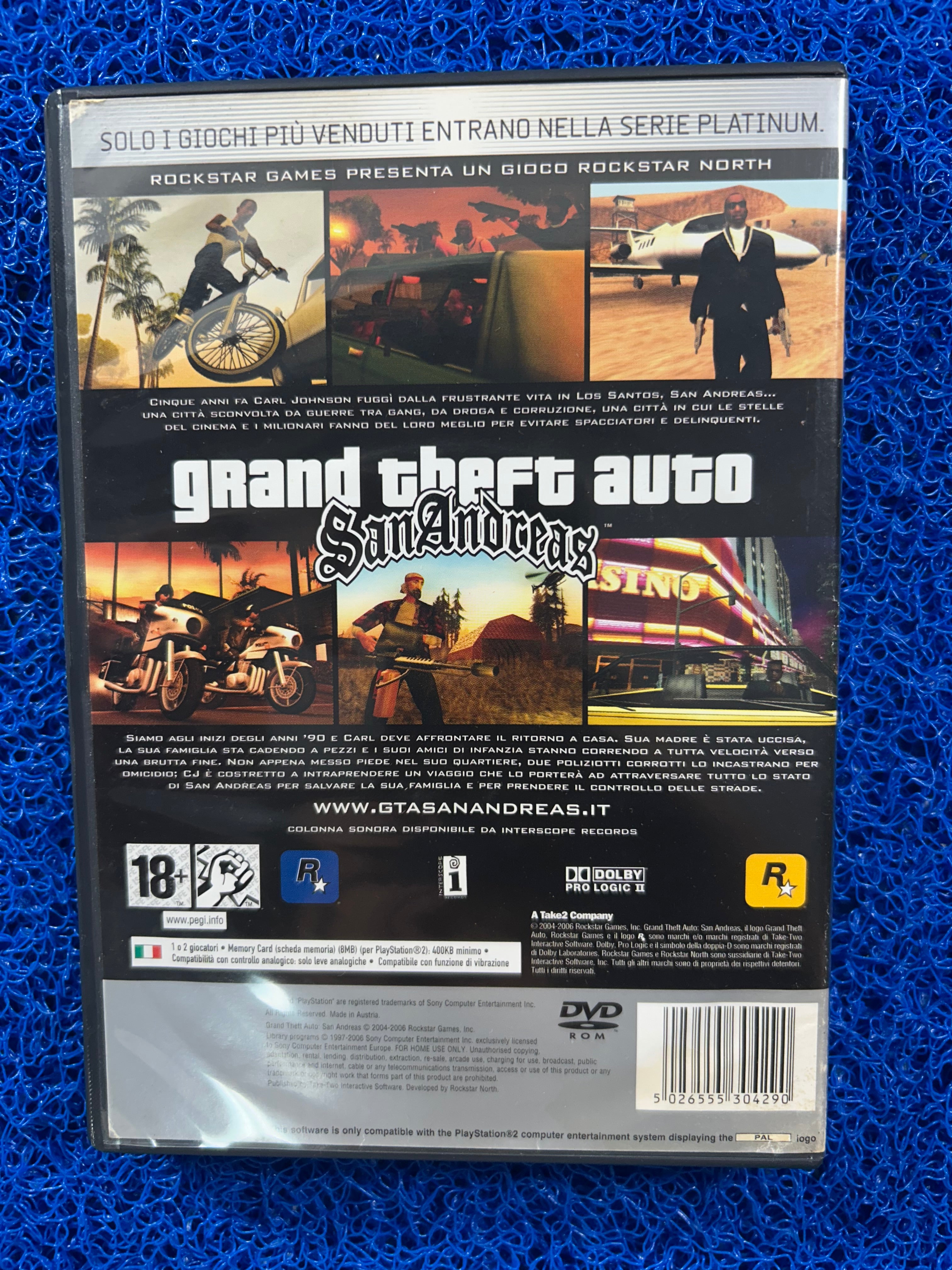 PS2 GTA San andreas (E)