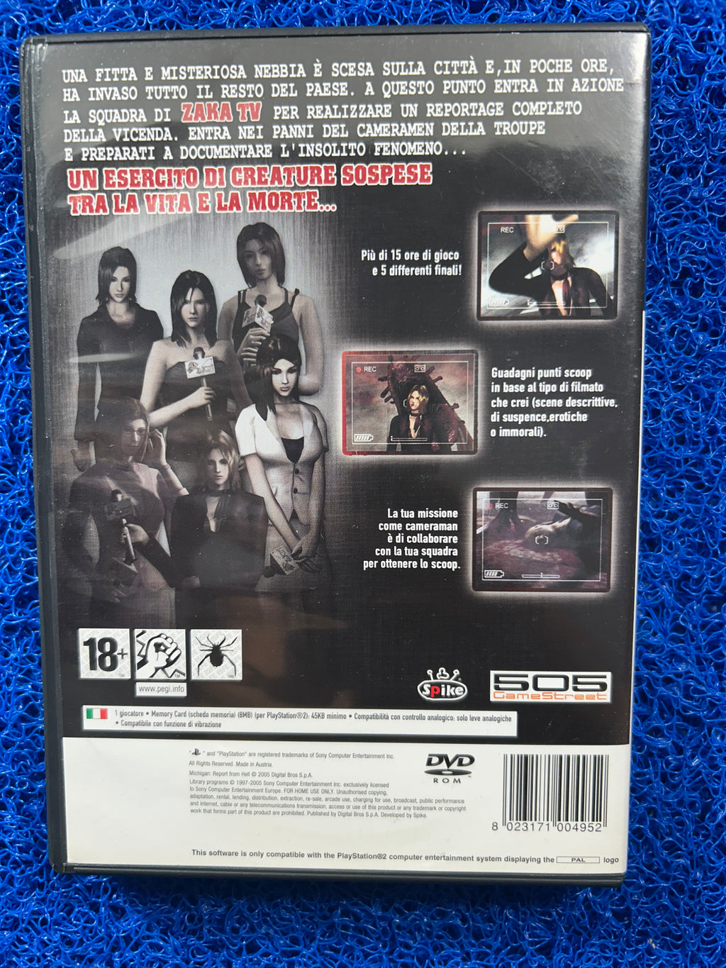 PS2 Michigan report from Hell (E)