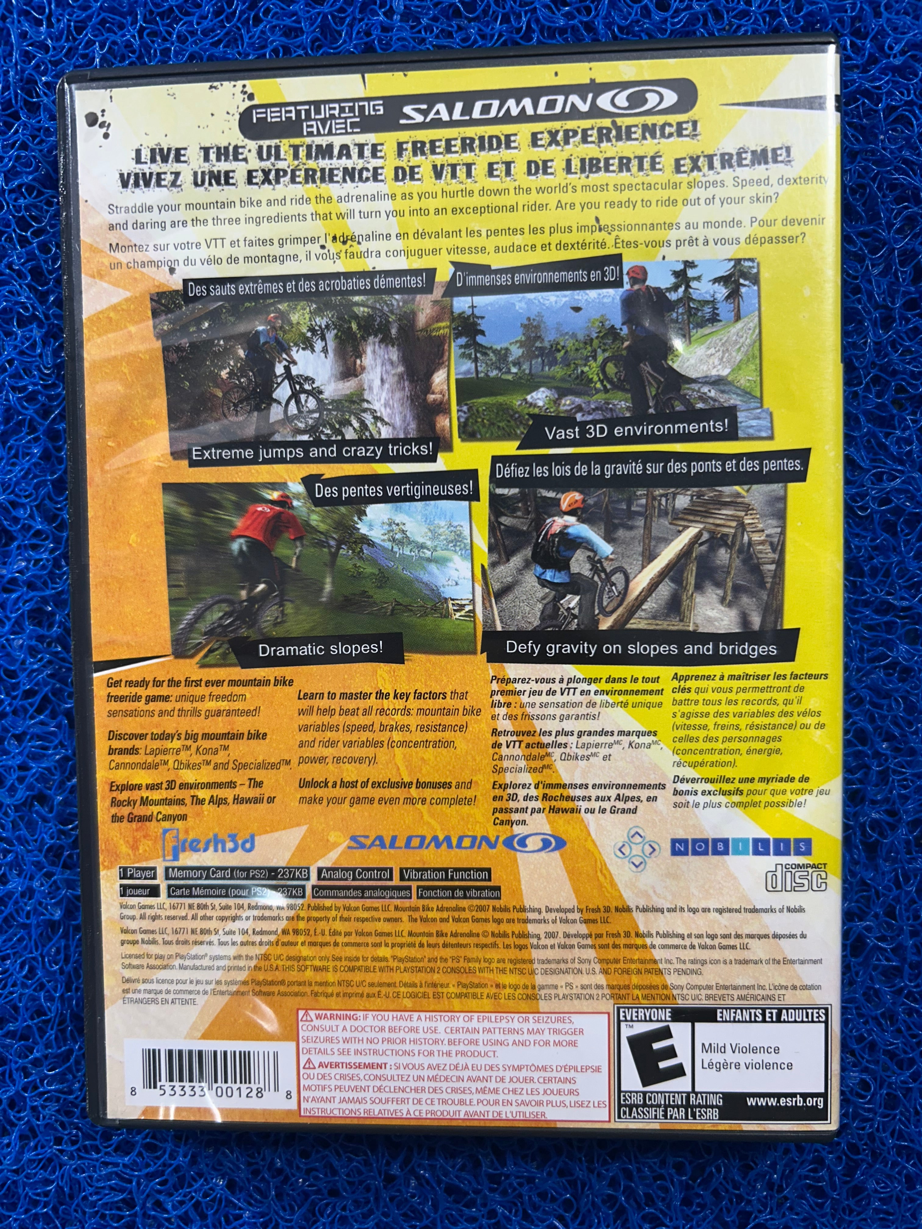PS2 Mountain bike adrenaline (A)