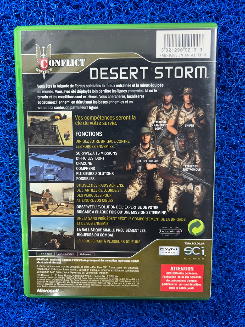 XBOX Conflict desert storm (E)