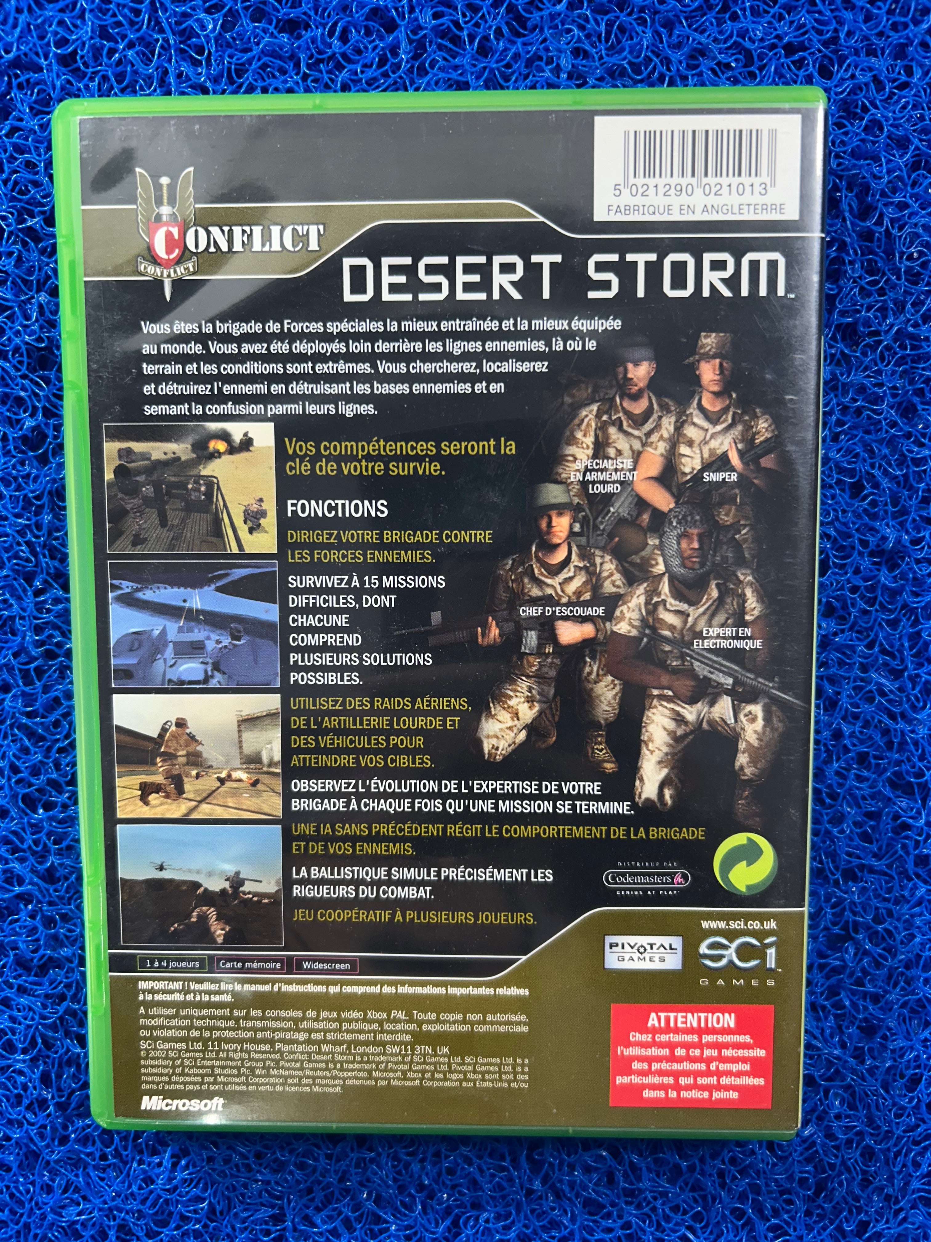 XBOX Conflict desert storm (E)