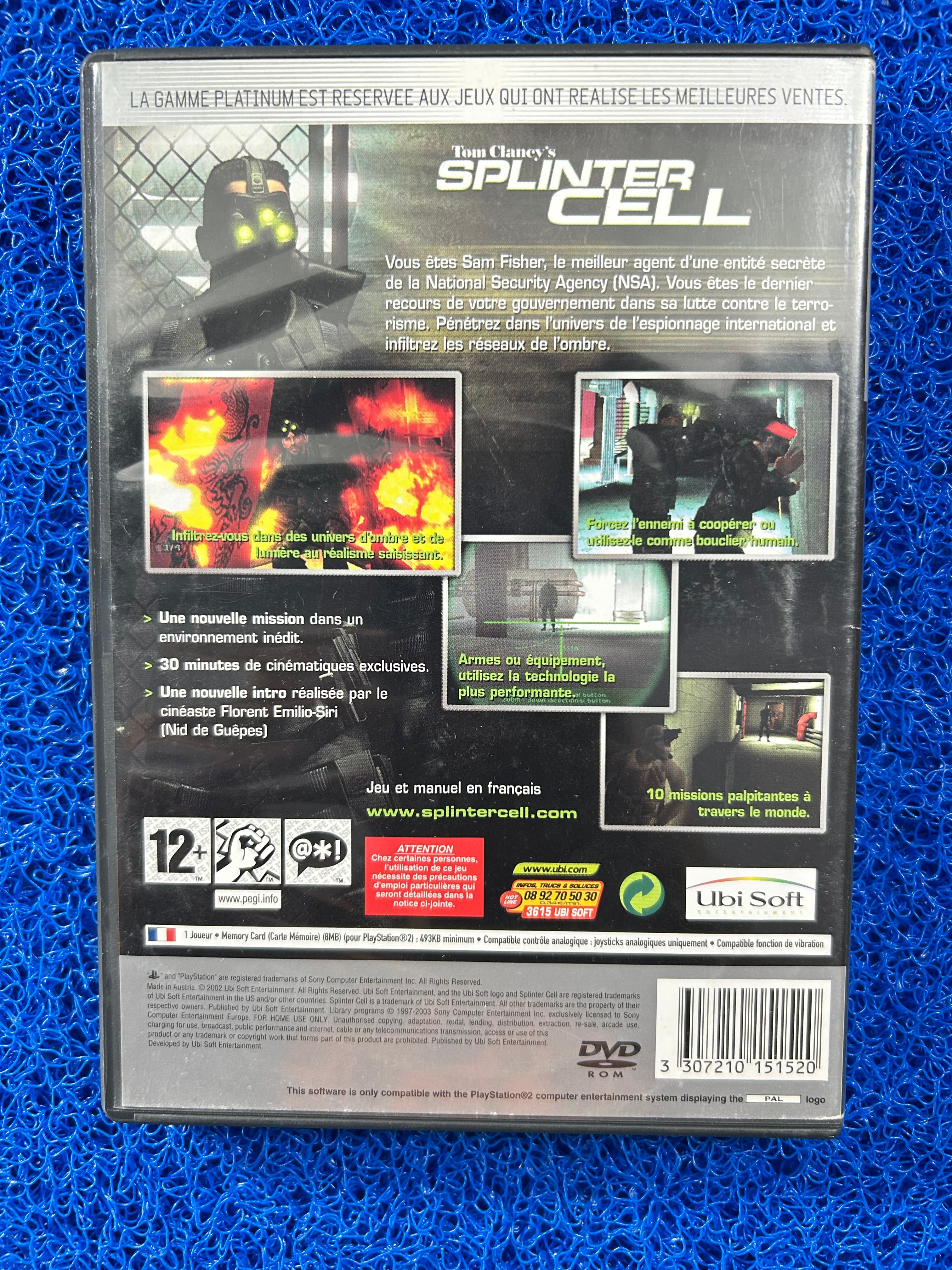 PS2 Splinter cell (E)