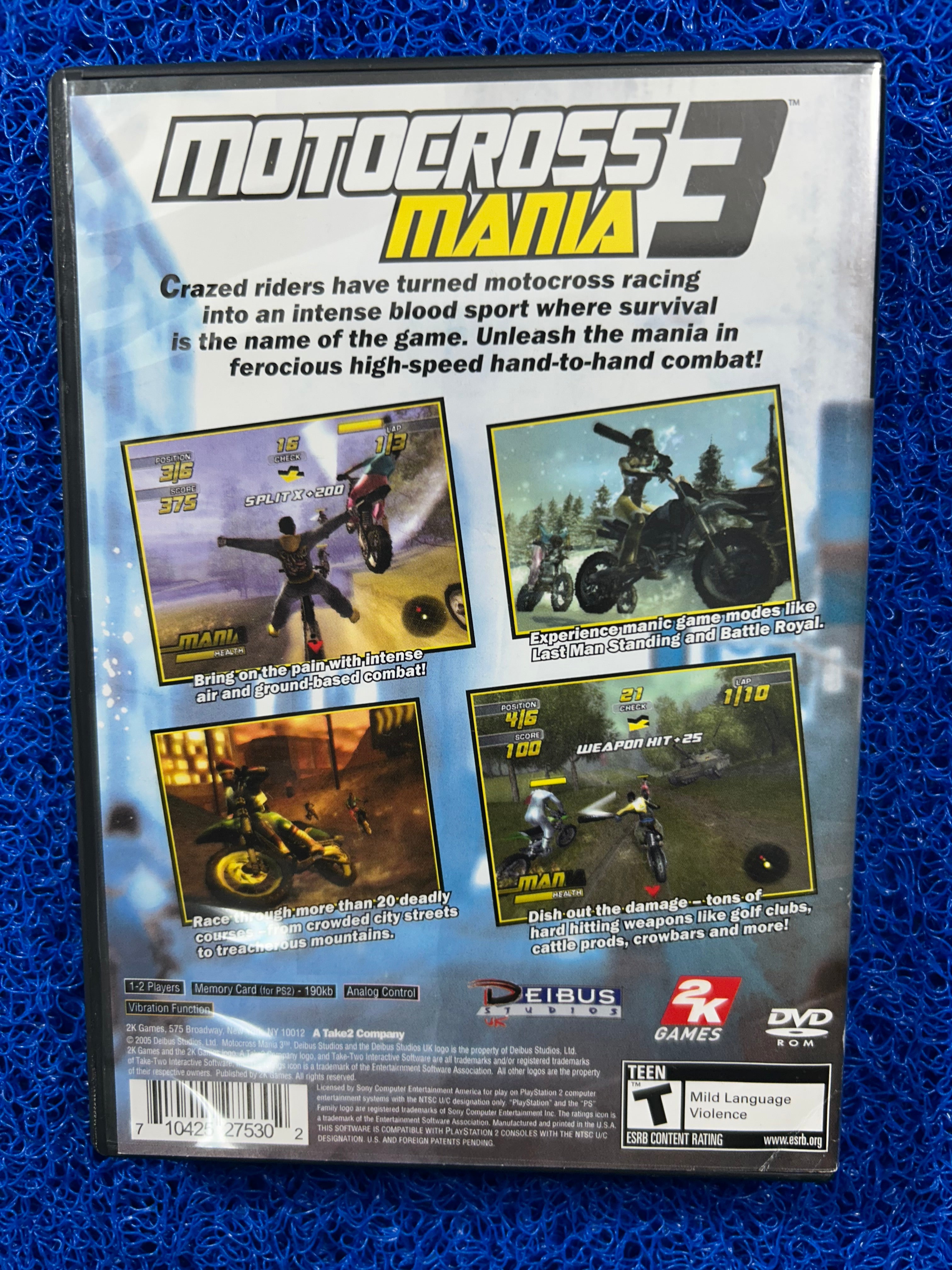 PS2 Motocross mania 3 (A)