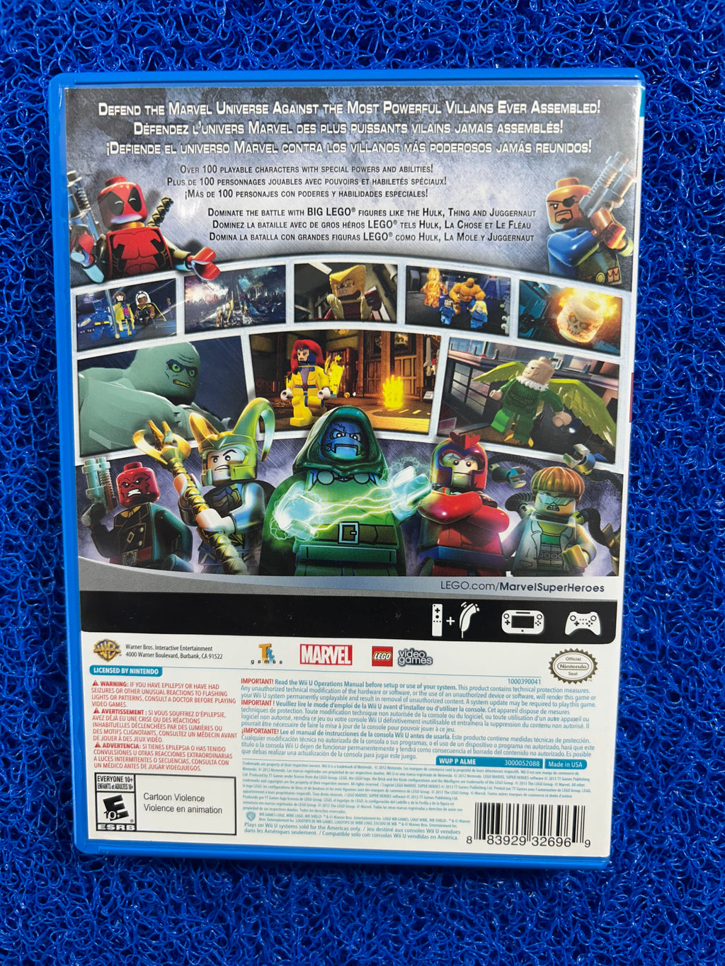 WIIU Lego marvel super heroes (A)