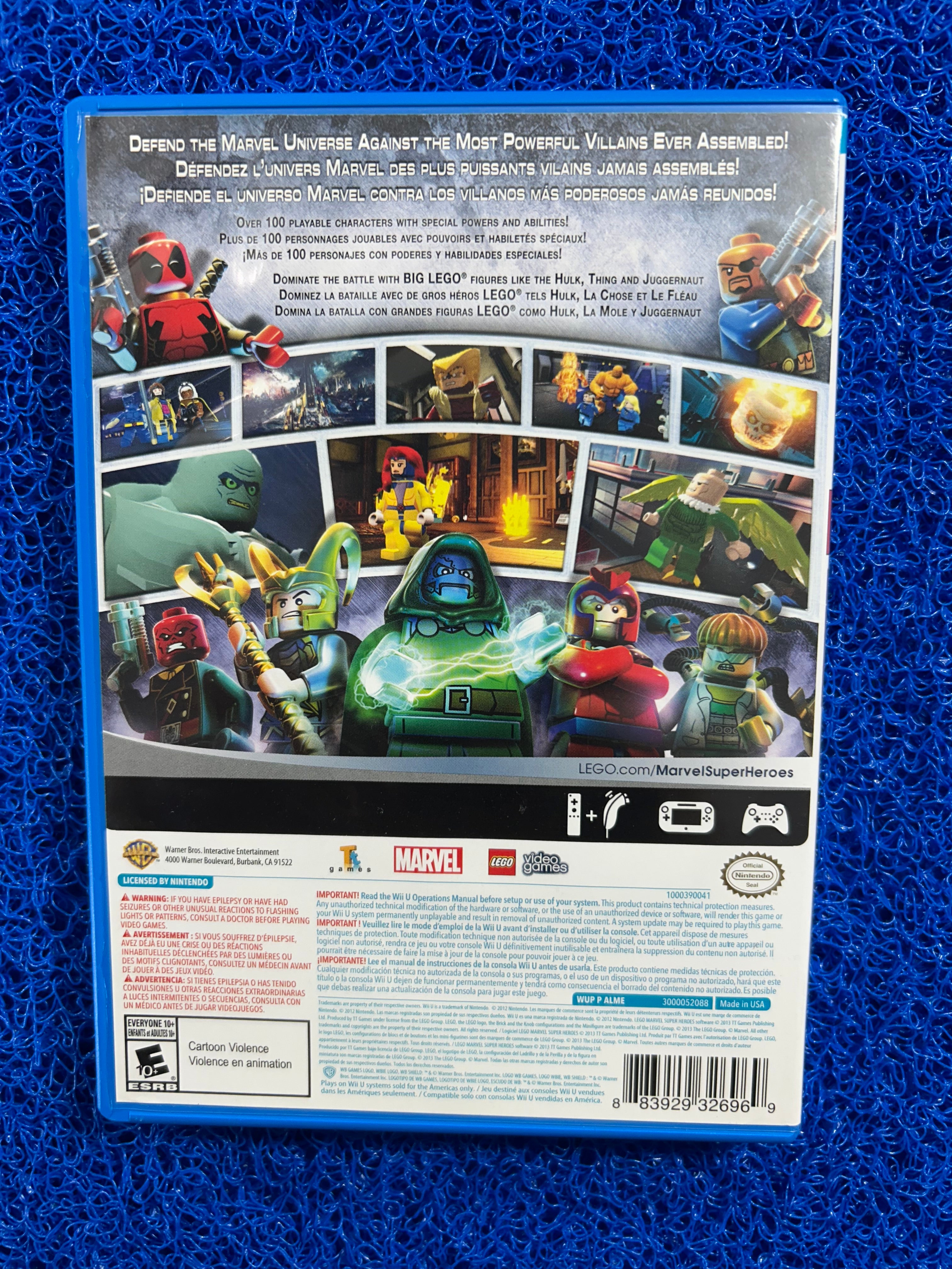 WIIU Lego marvel super heroes (A)