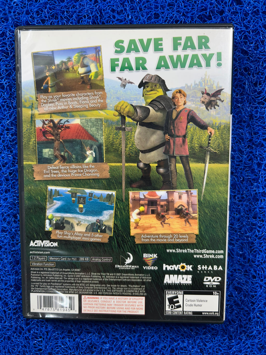 PS2 Shrek the third (A)