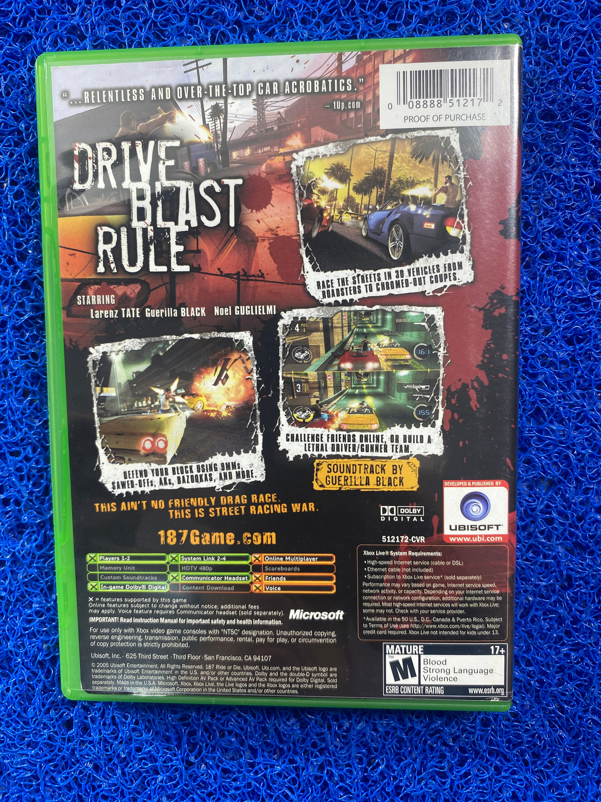 XBOX# 187 Ride or die (A)