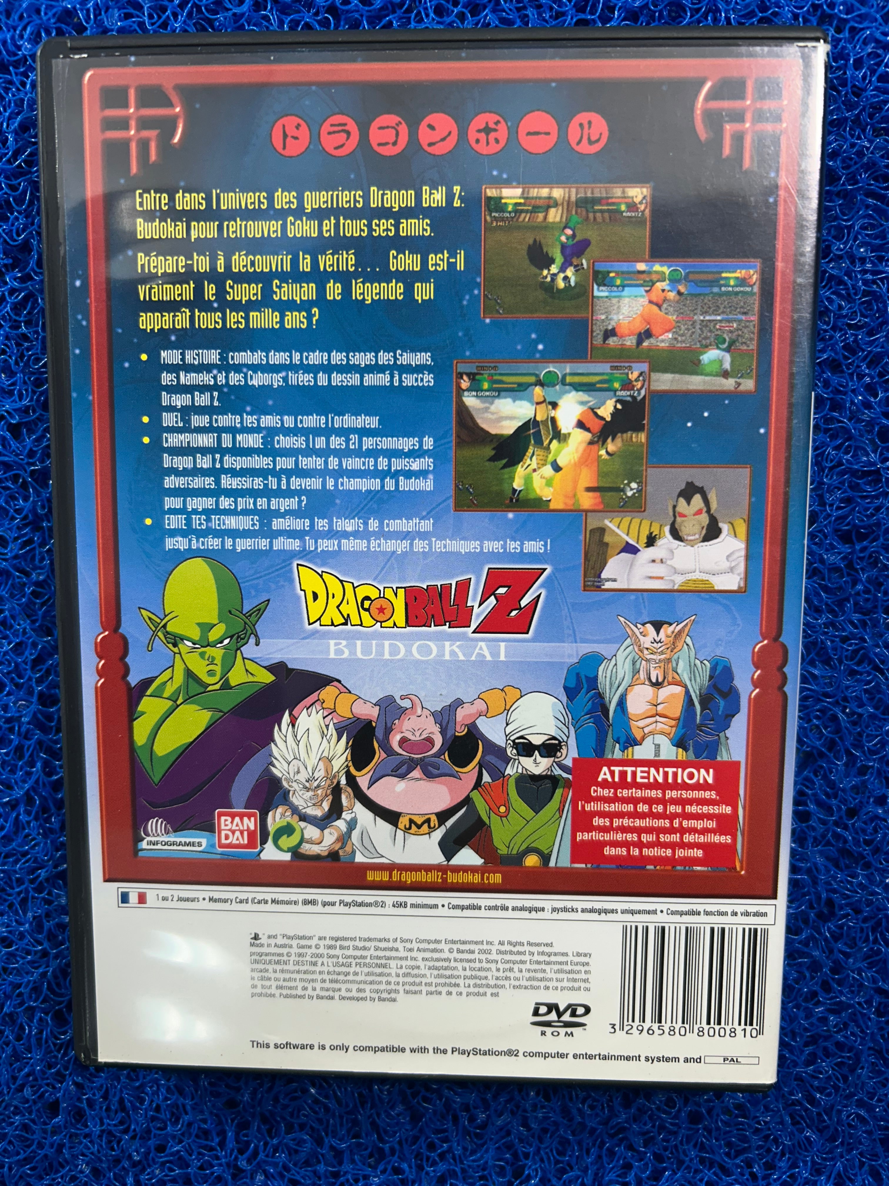PS2 Dragon ball z budokai (E)