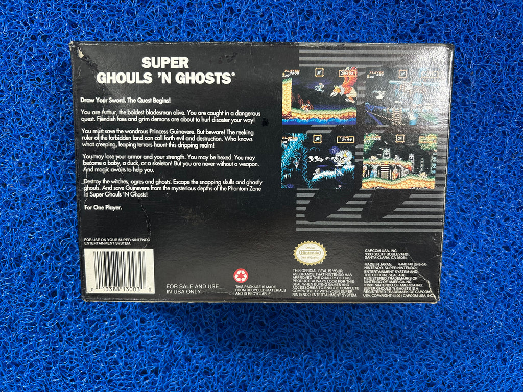 SNES# box Super Ghouls n’ Ghost (A)