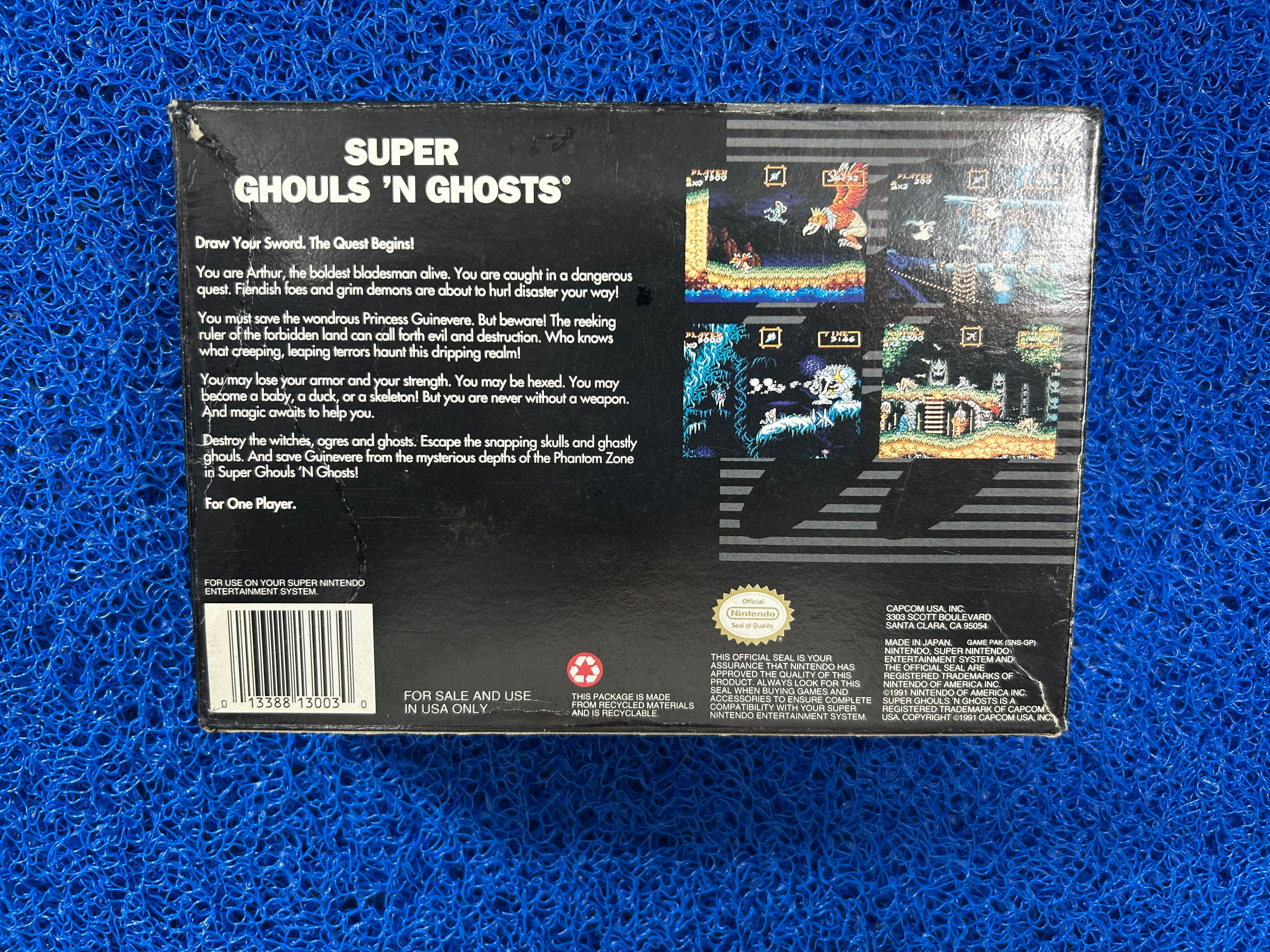 SNES# box Super Ghouls n’ Ghost (A)