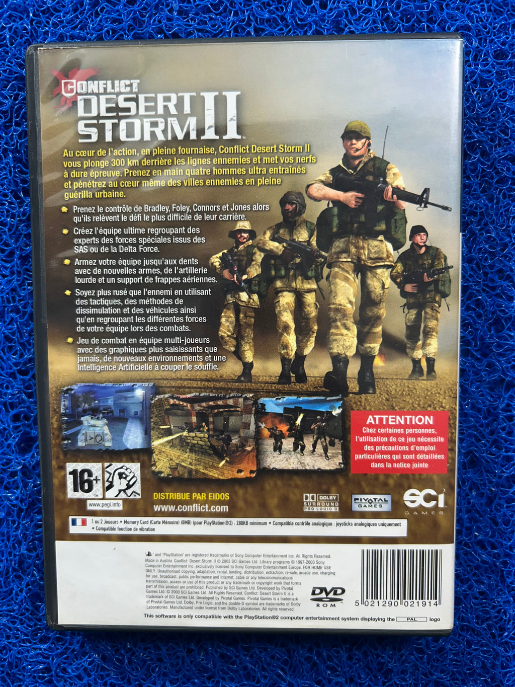 PS2 Conflict desert storm II (E)