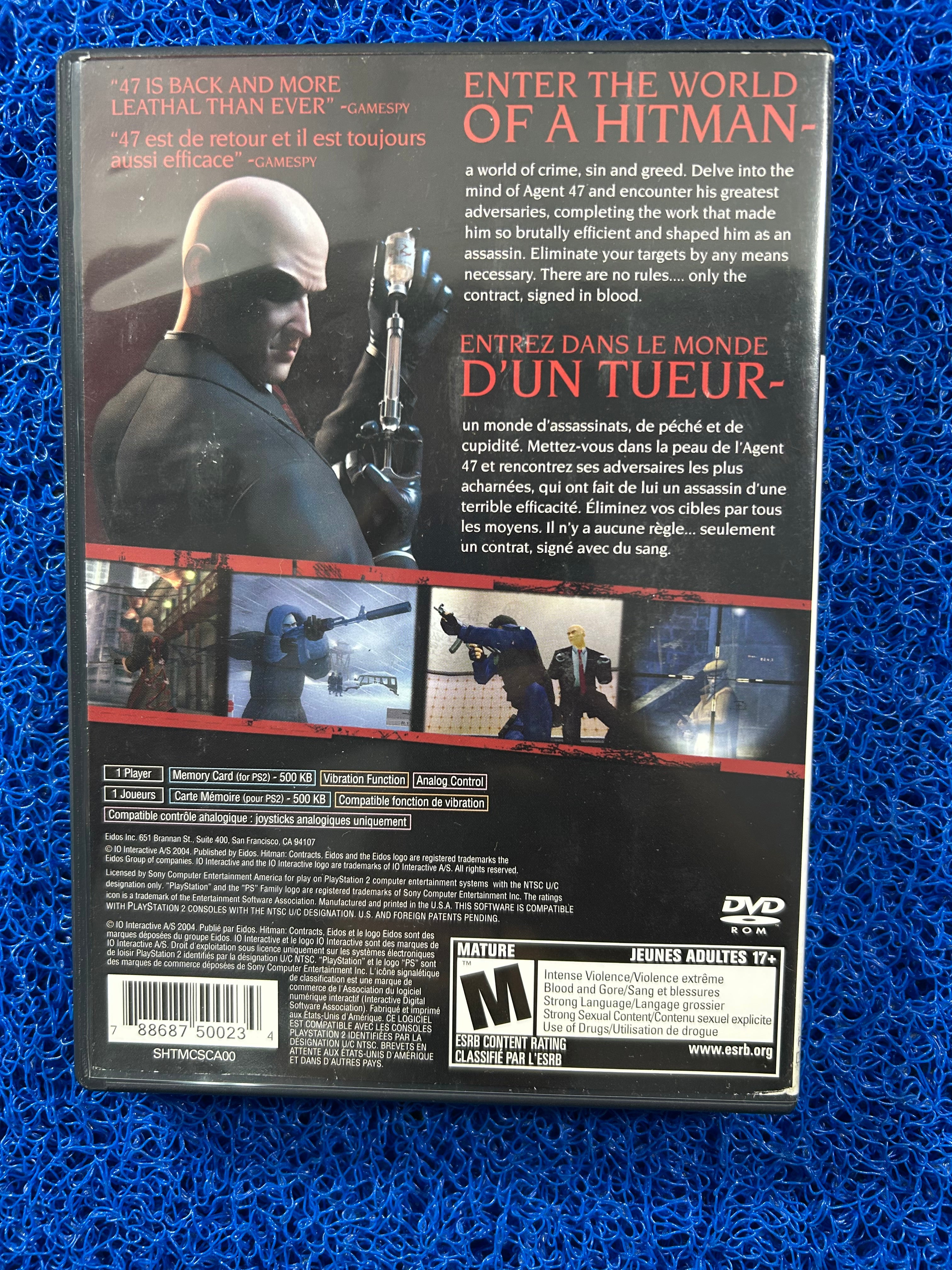 PS2 Hitman contracts (A)