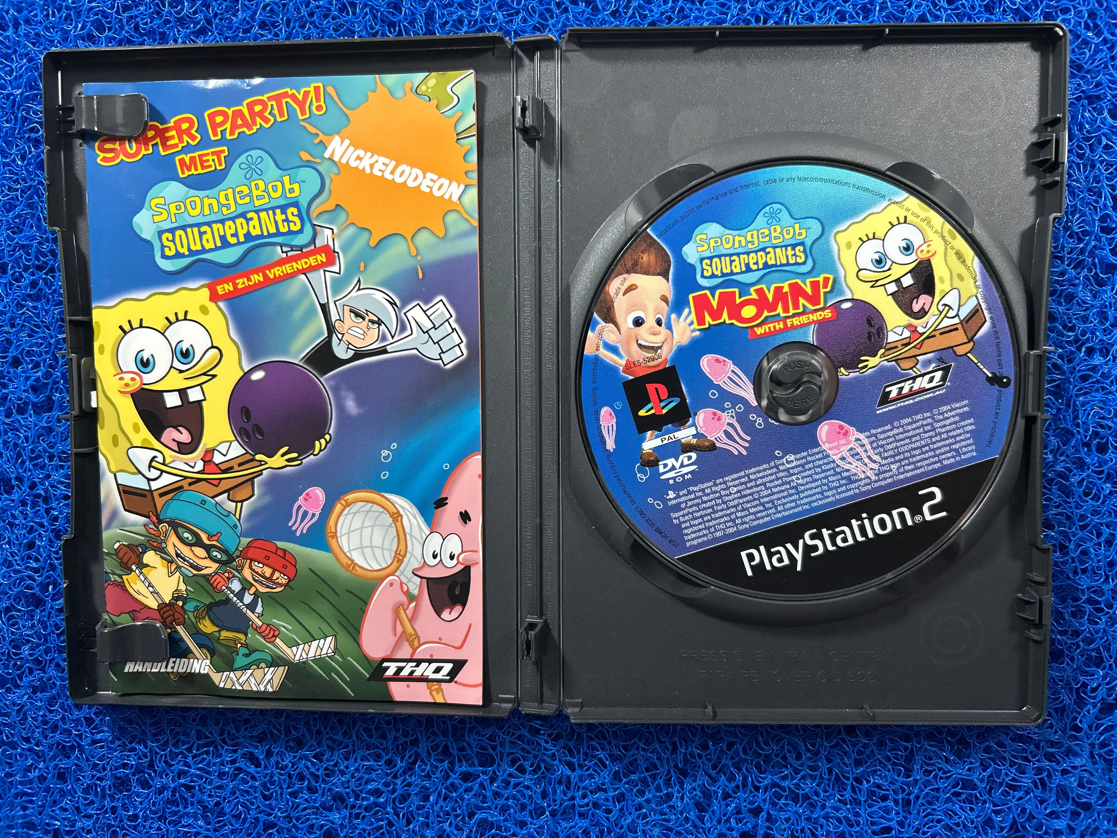 PS2 Spongebob squarepants movin with friends (E)