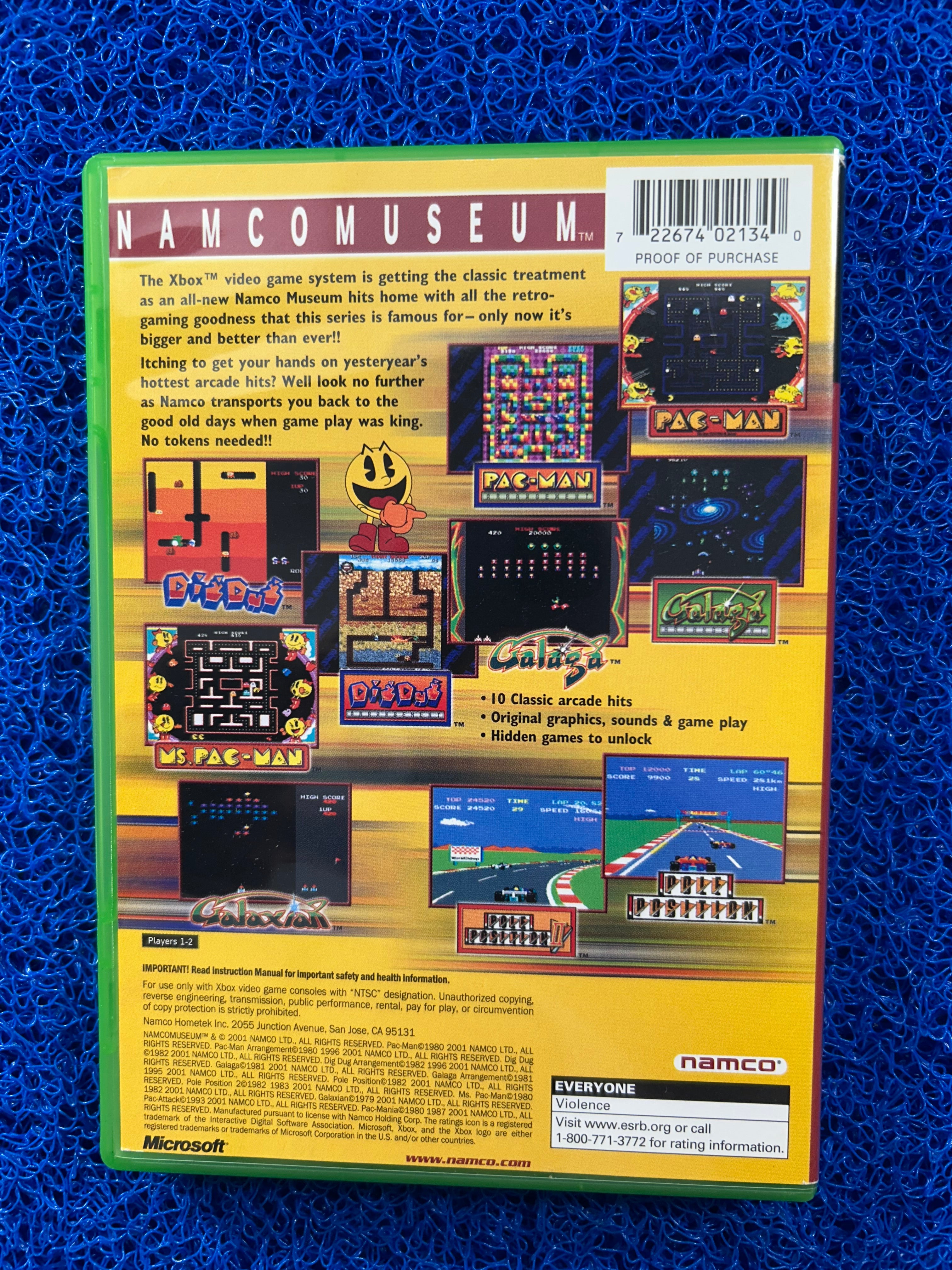 XBOX Namco museum (A)