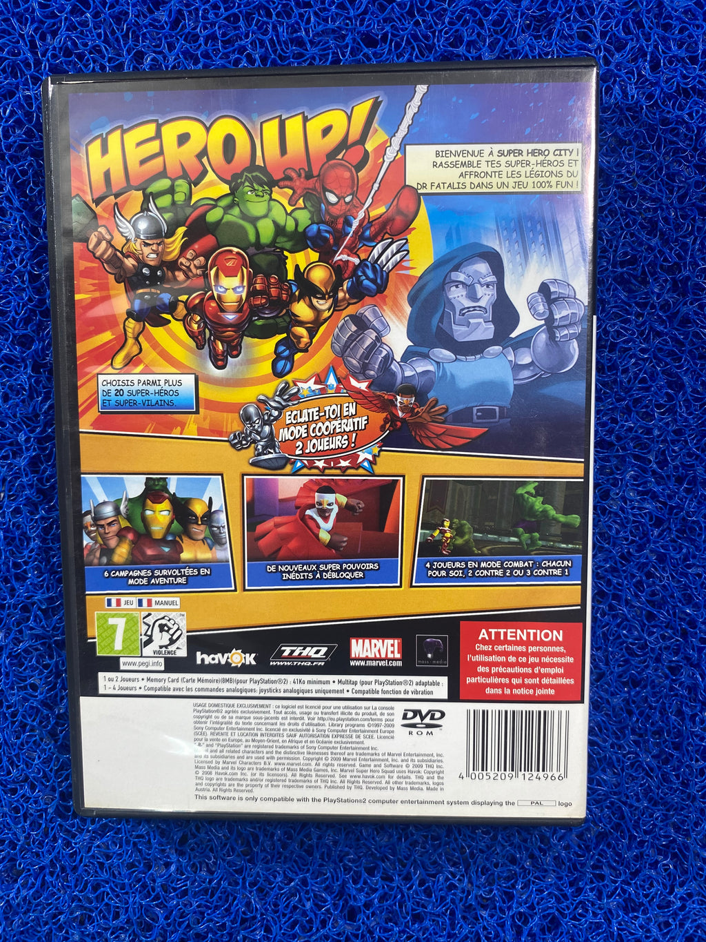 PS2# Super marvel hero squad (E)
