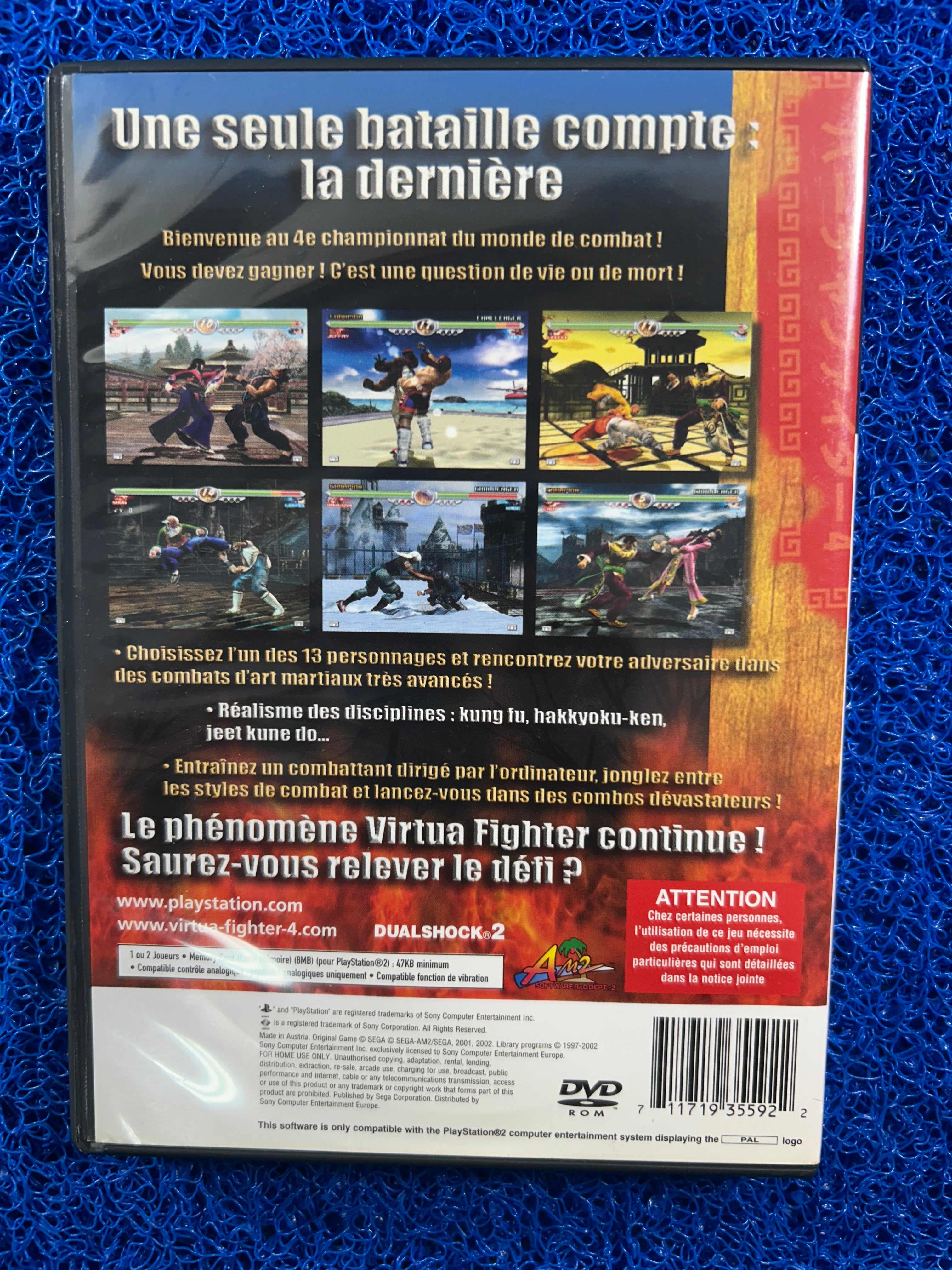 PS2 Virtua fighter 4 (E)
