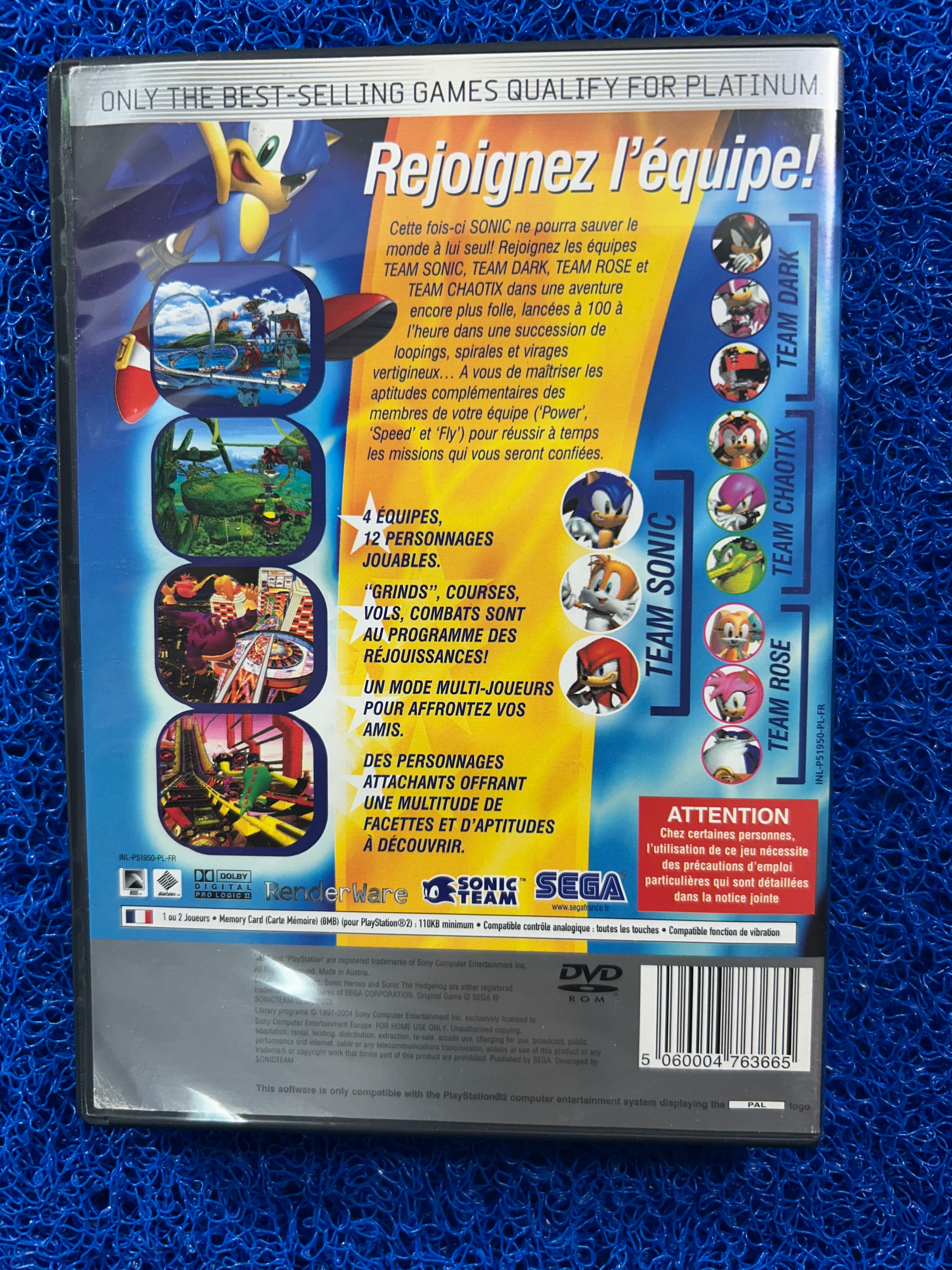 PS2 Sonic Heroes (E)