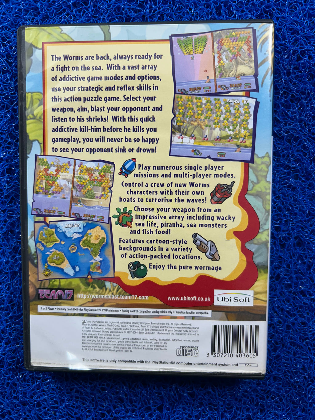 PS2 Worms blast (E)