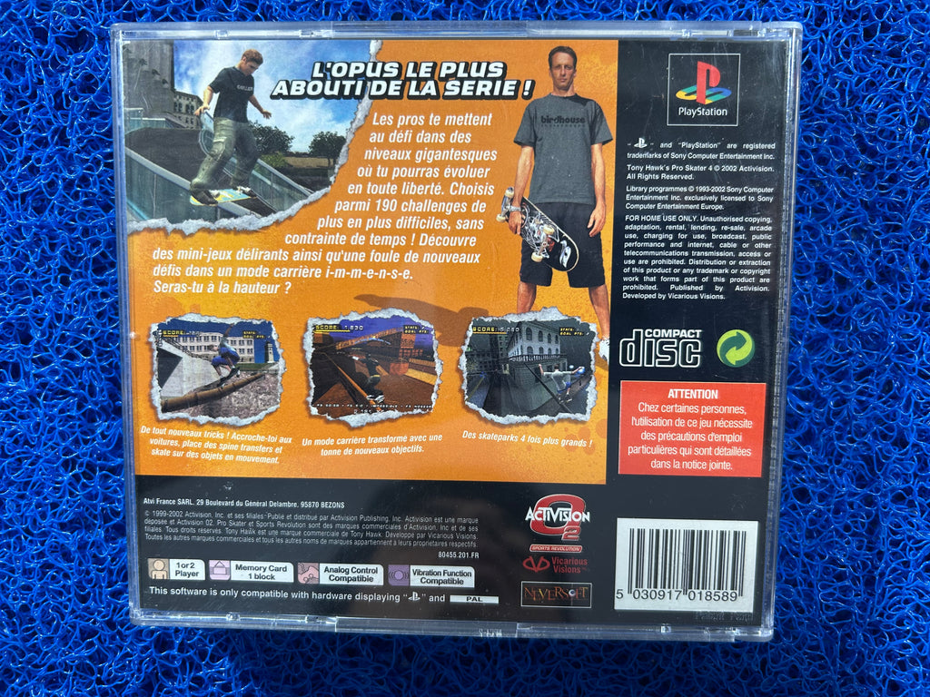 PS1 Tony hawk 4 (E)