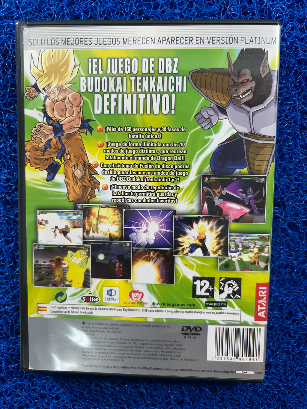 PS2 Dragon ball z budokai tenkaichi 3 (E)