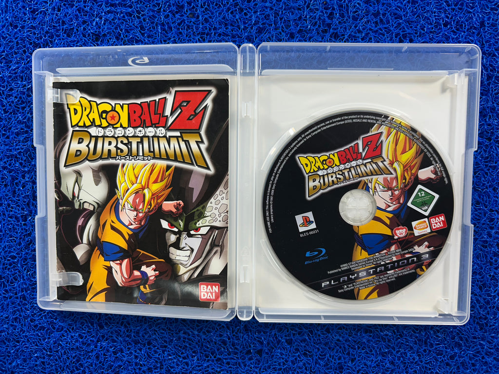 PS3 Dragon ball Z burst limit