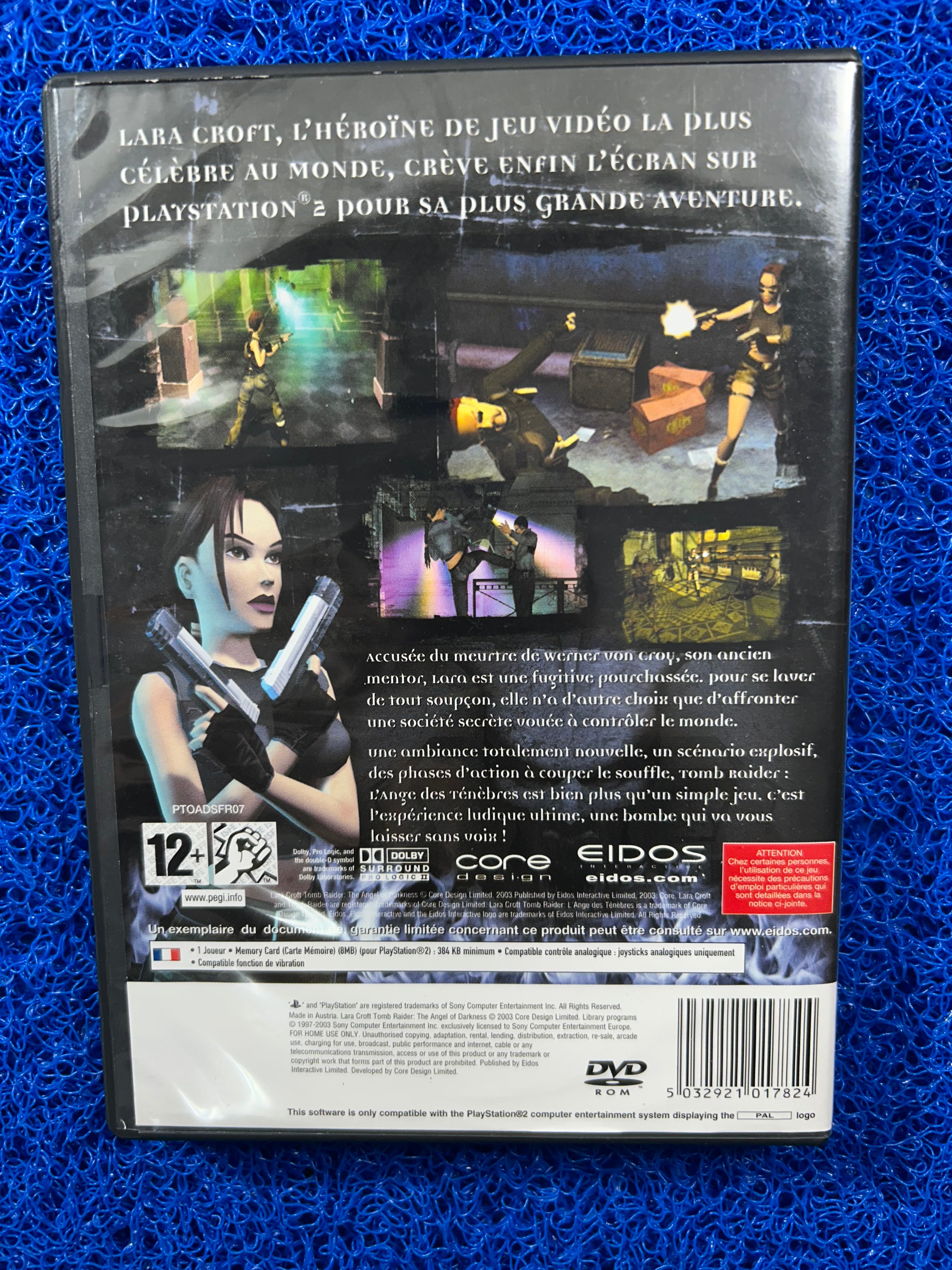 PS2 Tomb raider the angel of dark (E)