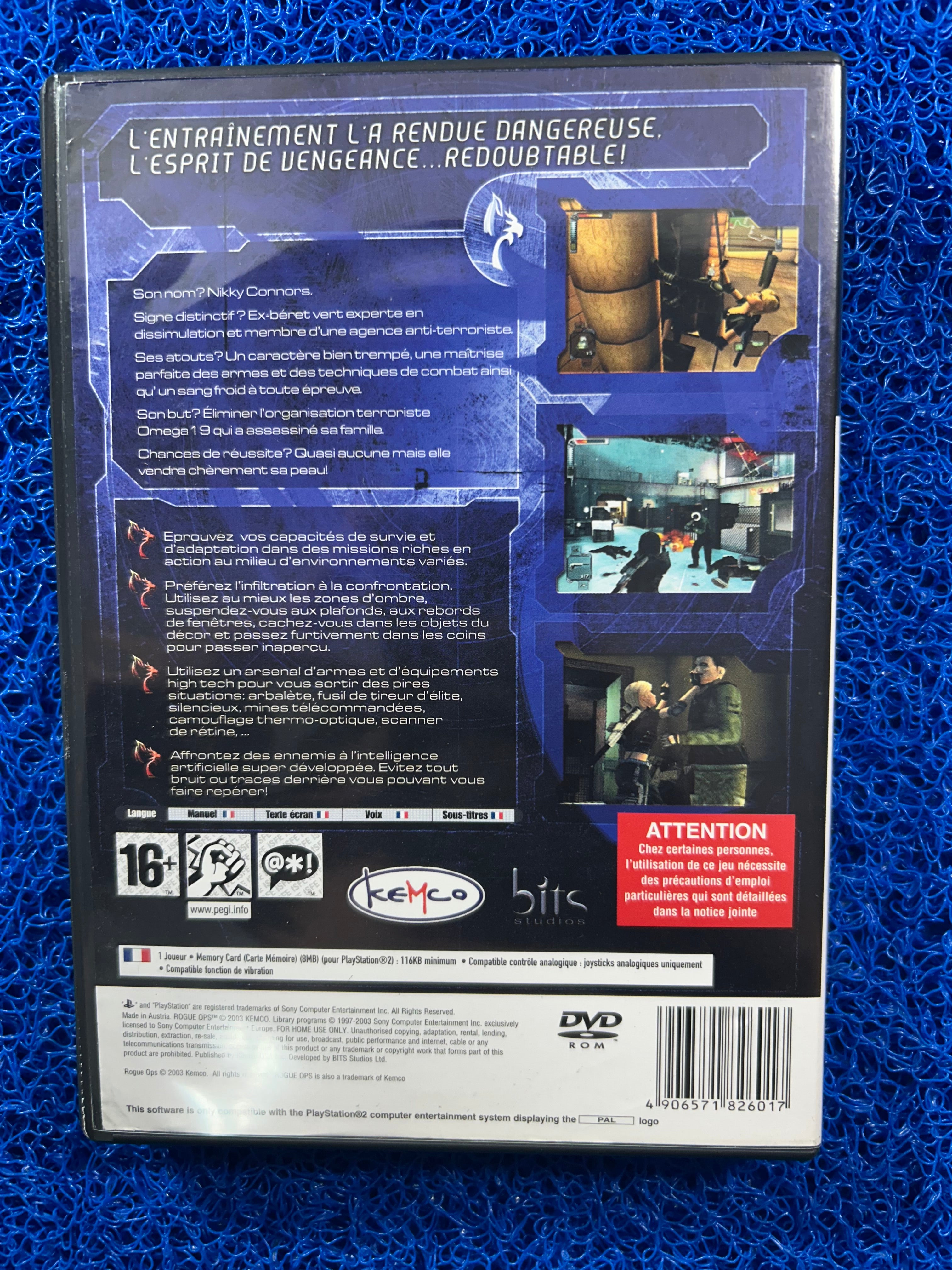 PS2 Rogue ops (E)