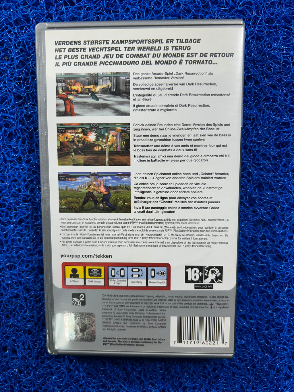 PSP Tekken Dark resurrection (E)