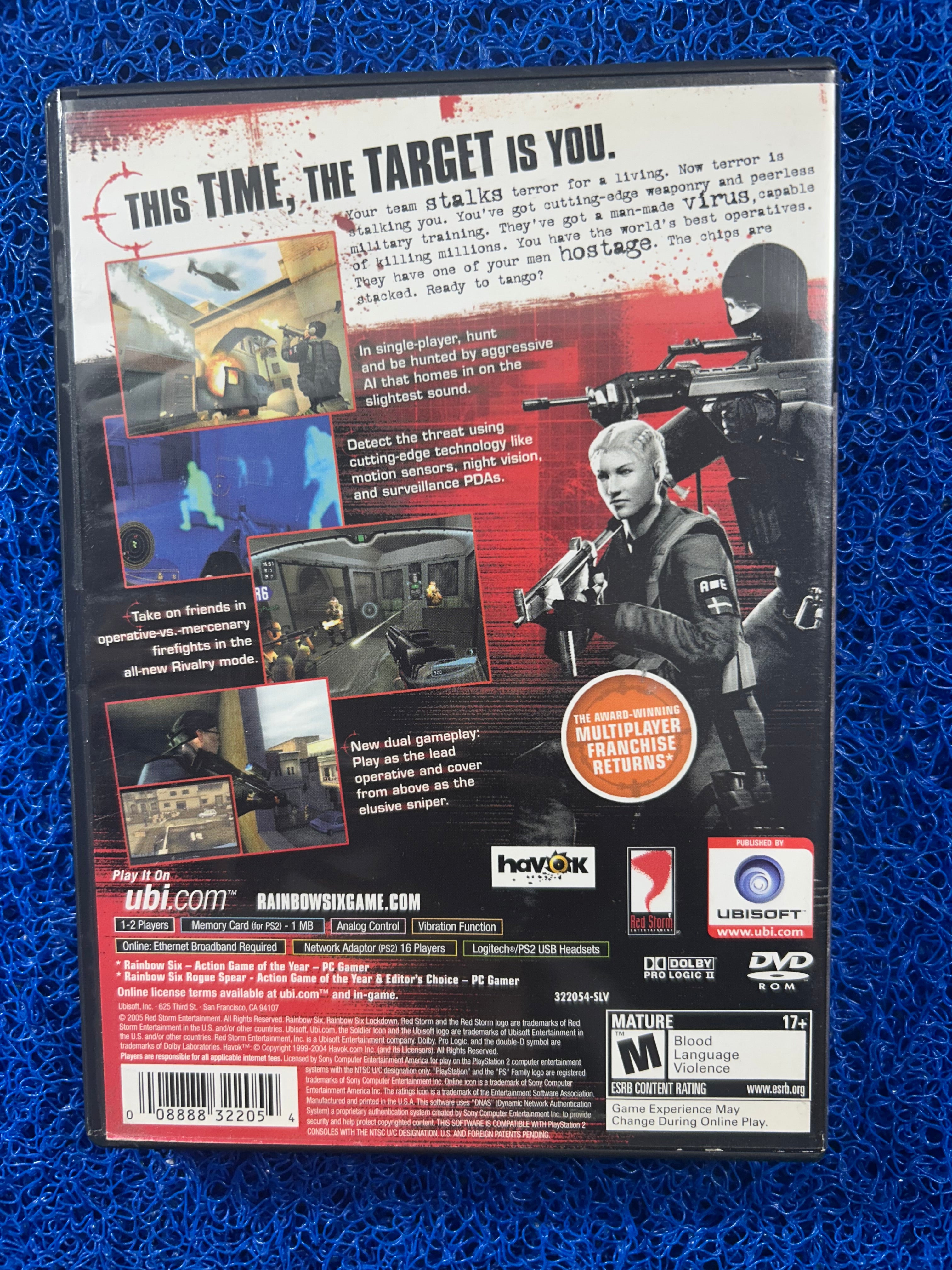 PS2# Rainbow six lockdown (A)