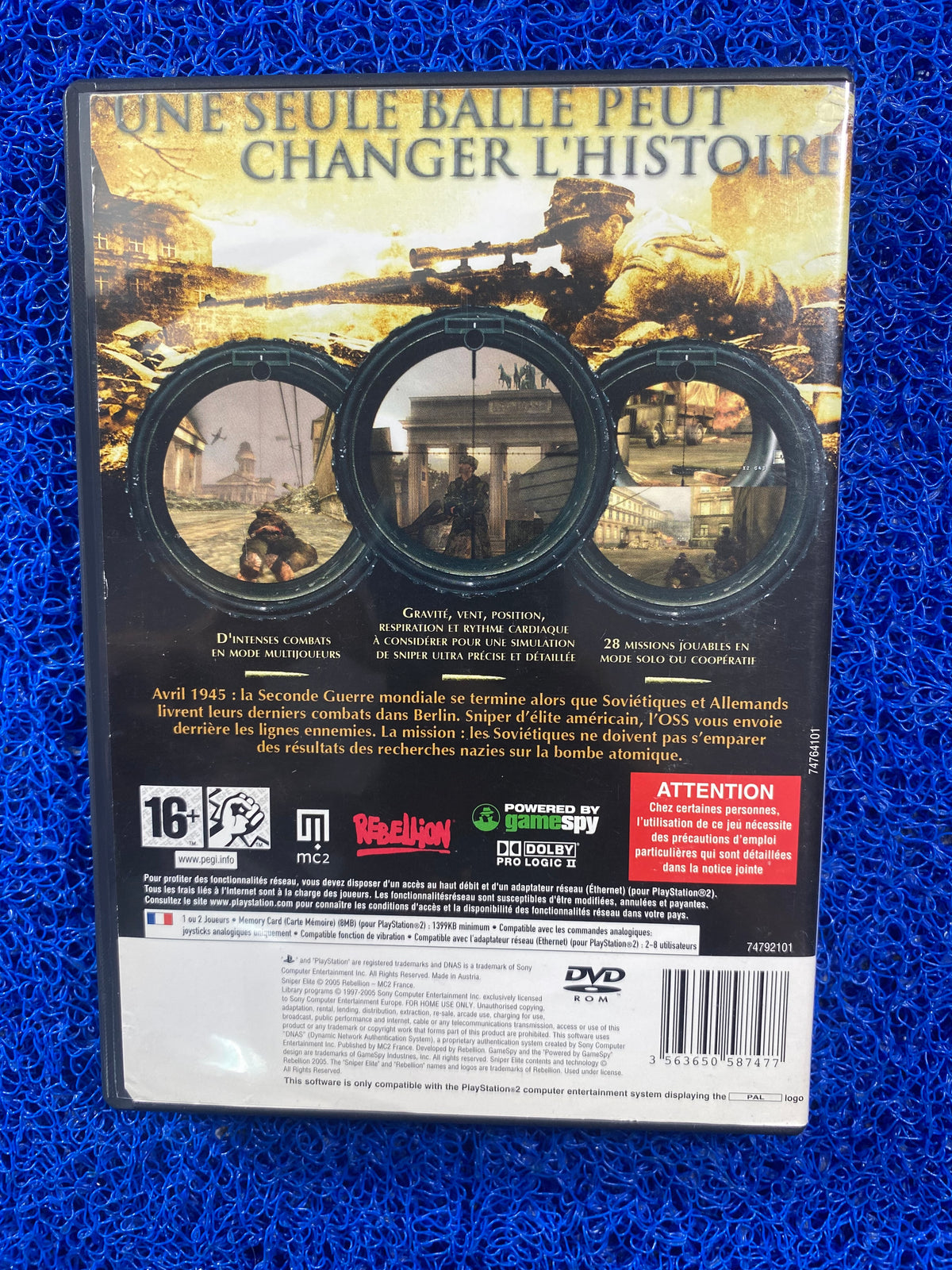 PS2# Sniper elite (E)