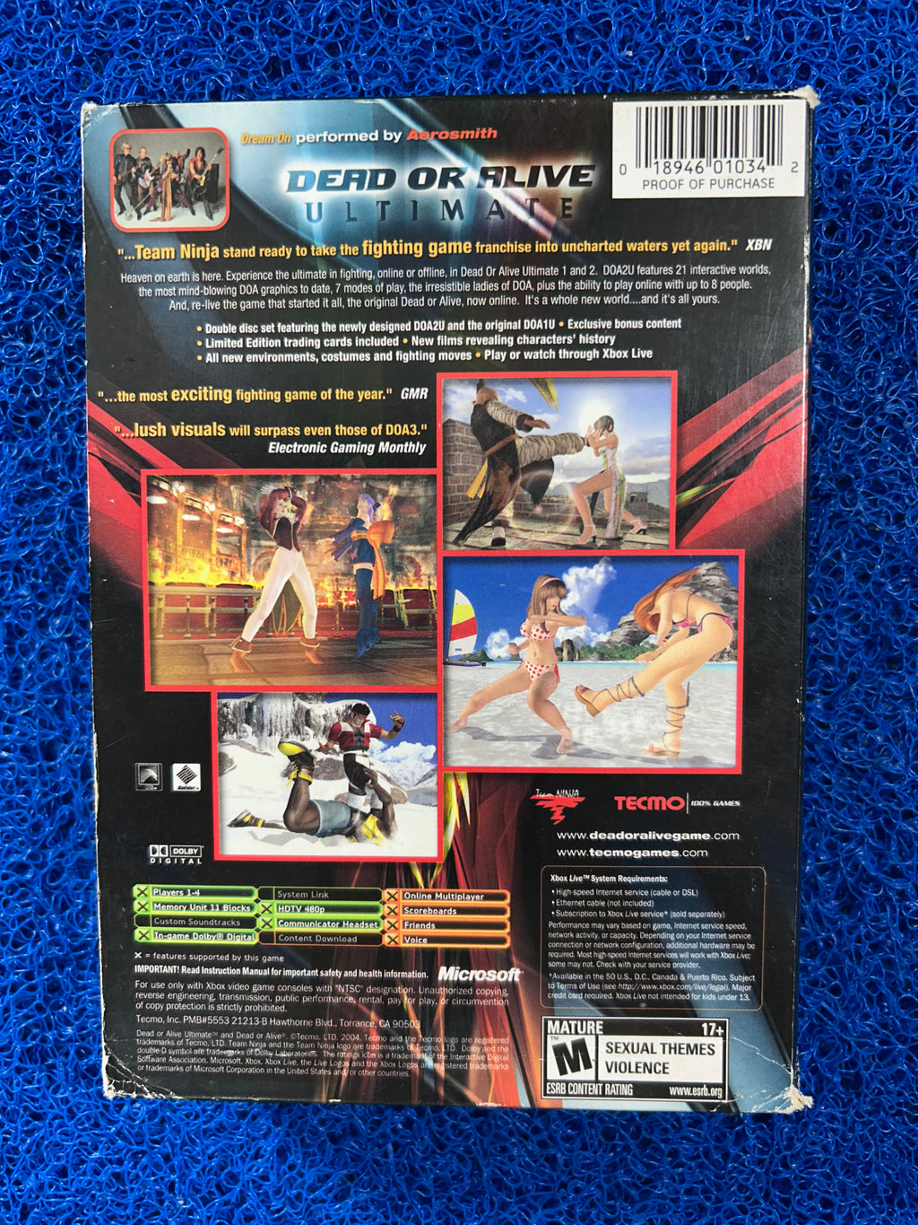 XBOX# Dead or alive ultimate (A)