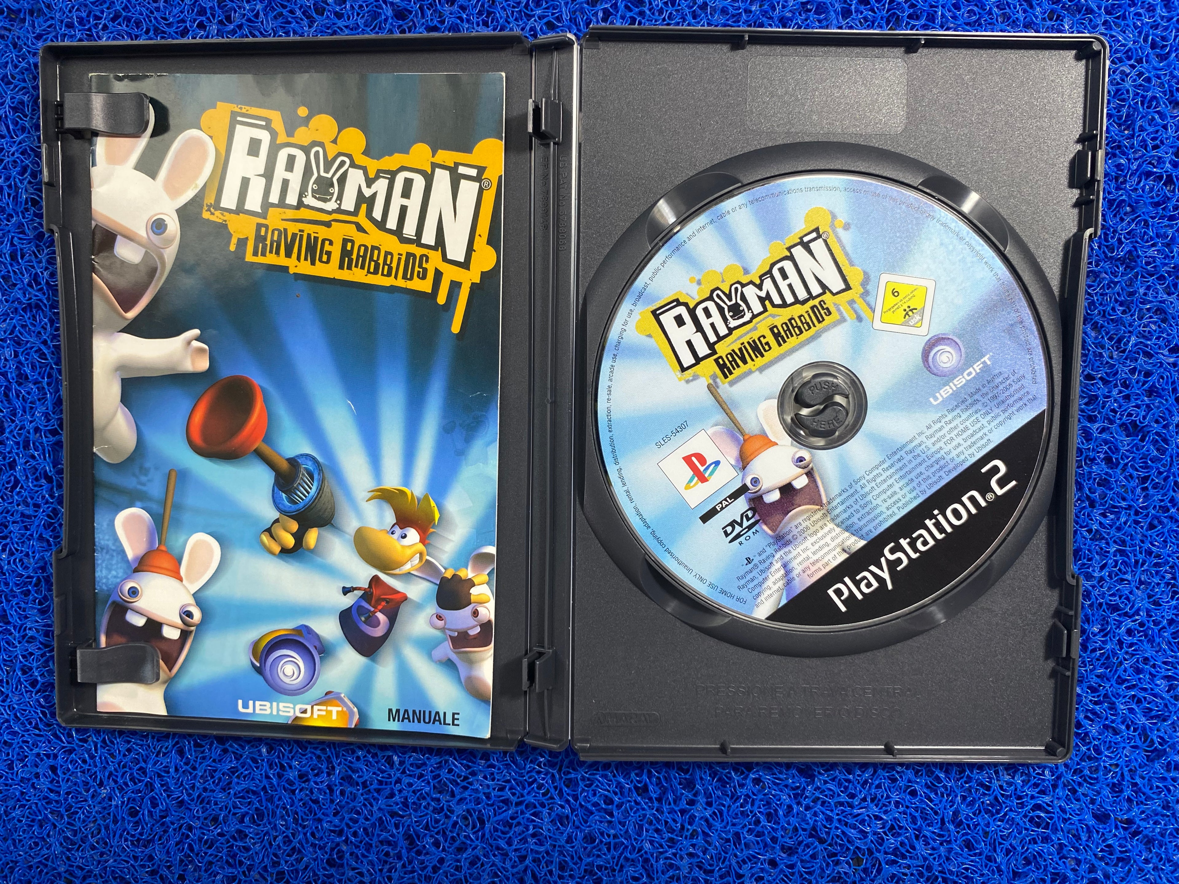 PS2# Rayman raving rabbits (E)