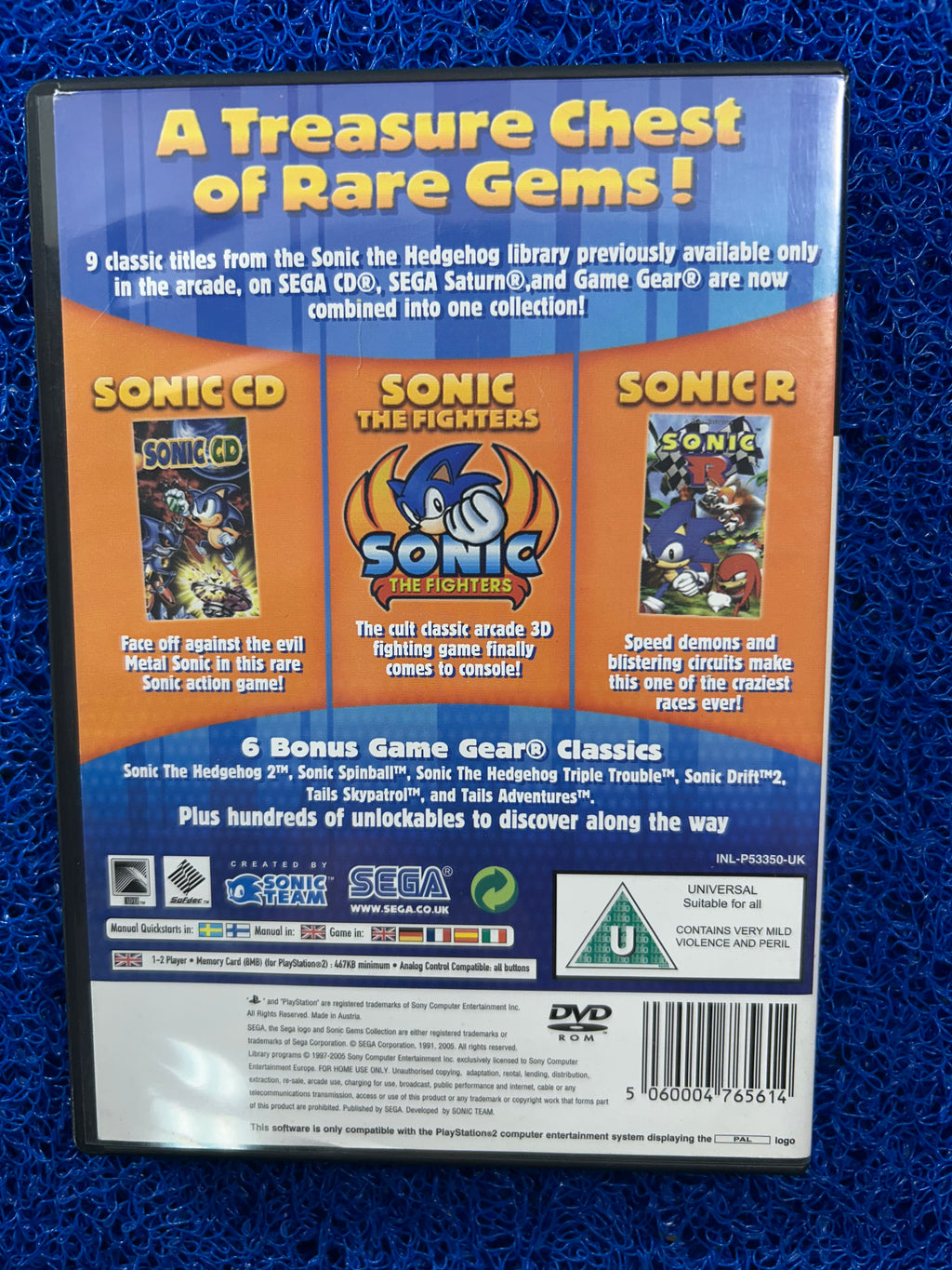 PS2 Sonic gems collection (E)