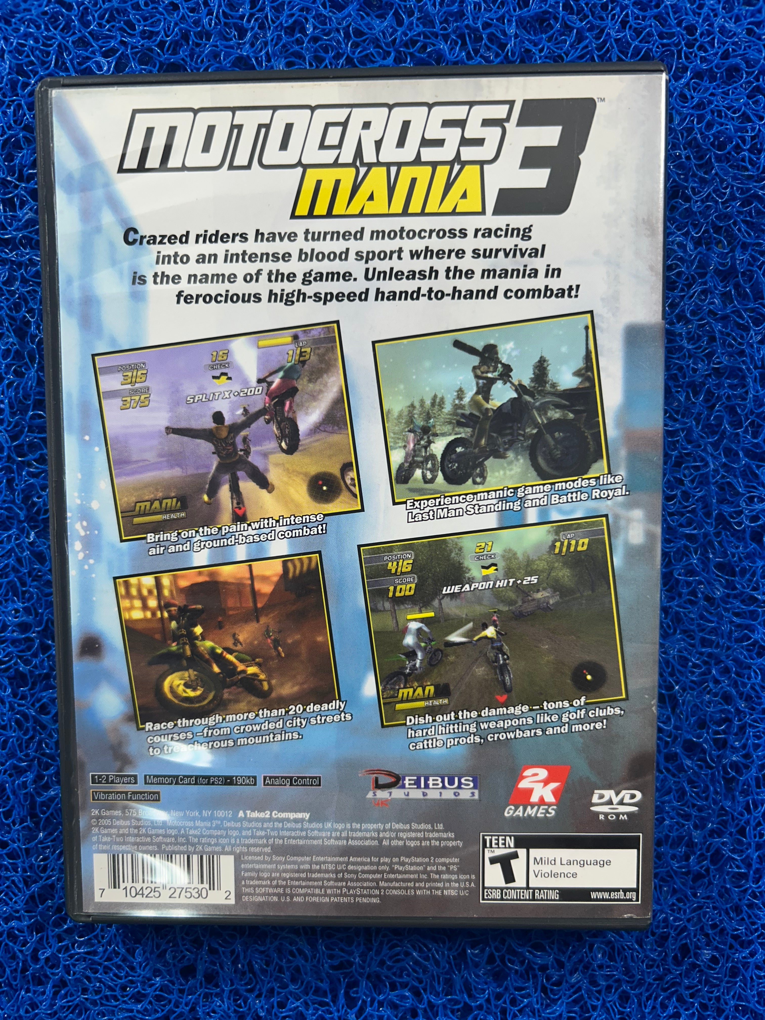 PS2 Motocross mania 3 (A)