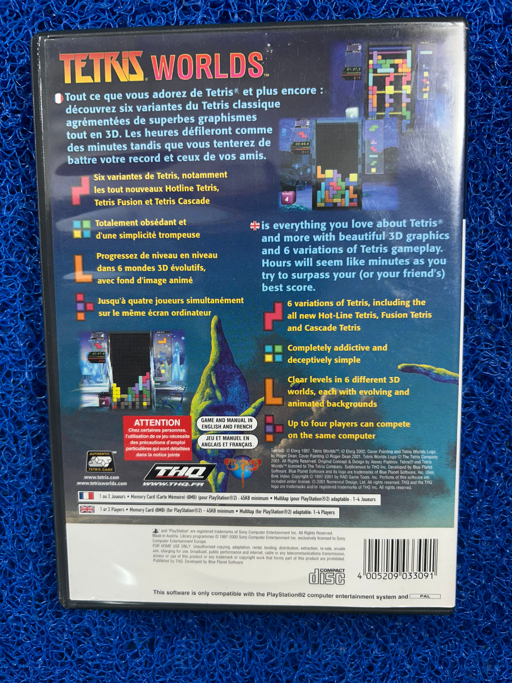 PS2# Tetris worlds (E)
