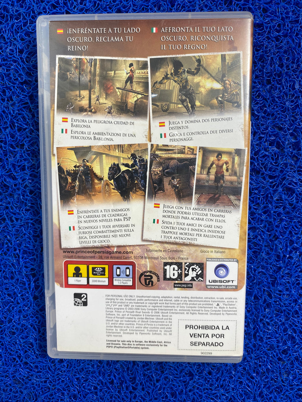 PSP# Prince of persia the two thrones (E)