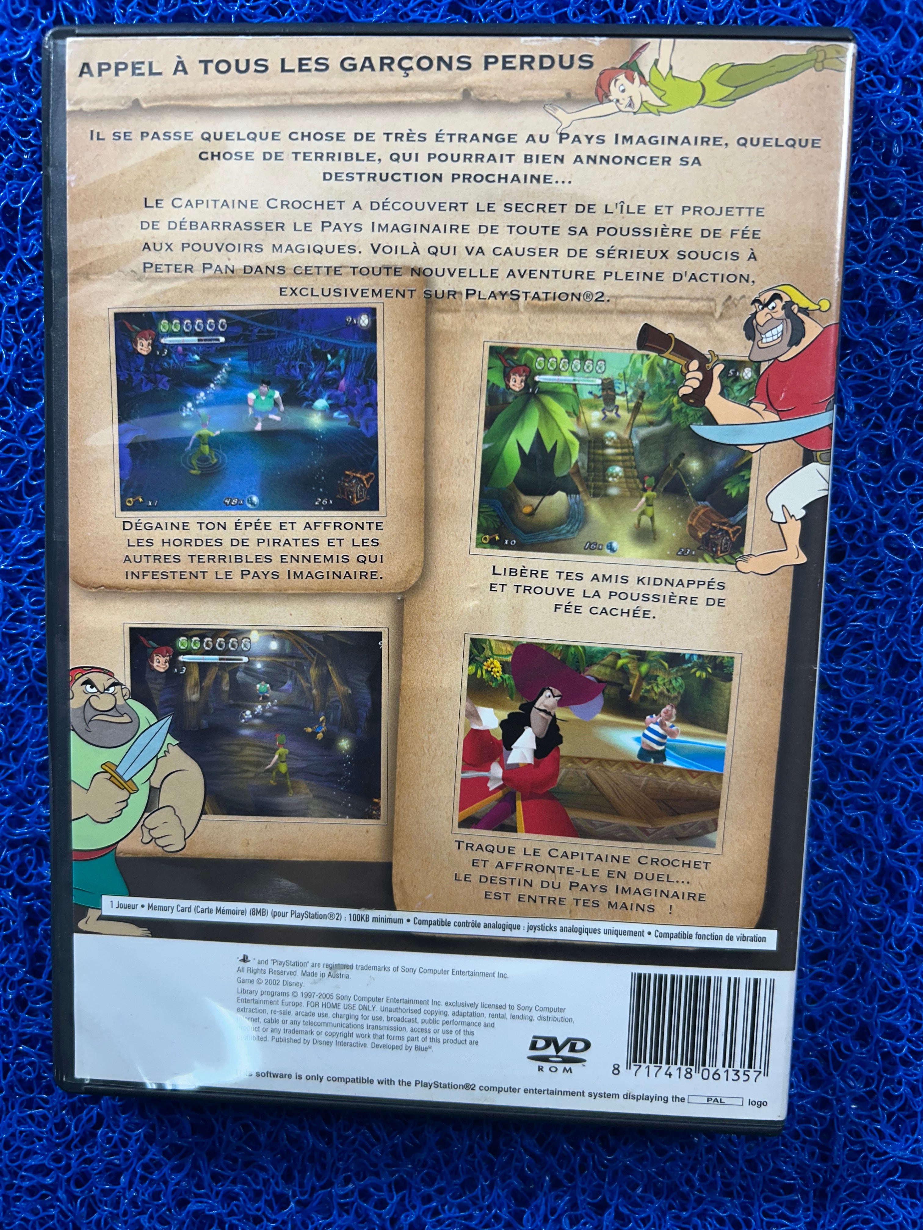 PS2 Peter pan the legend never land (E)